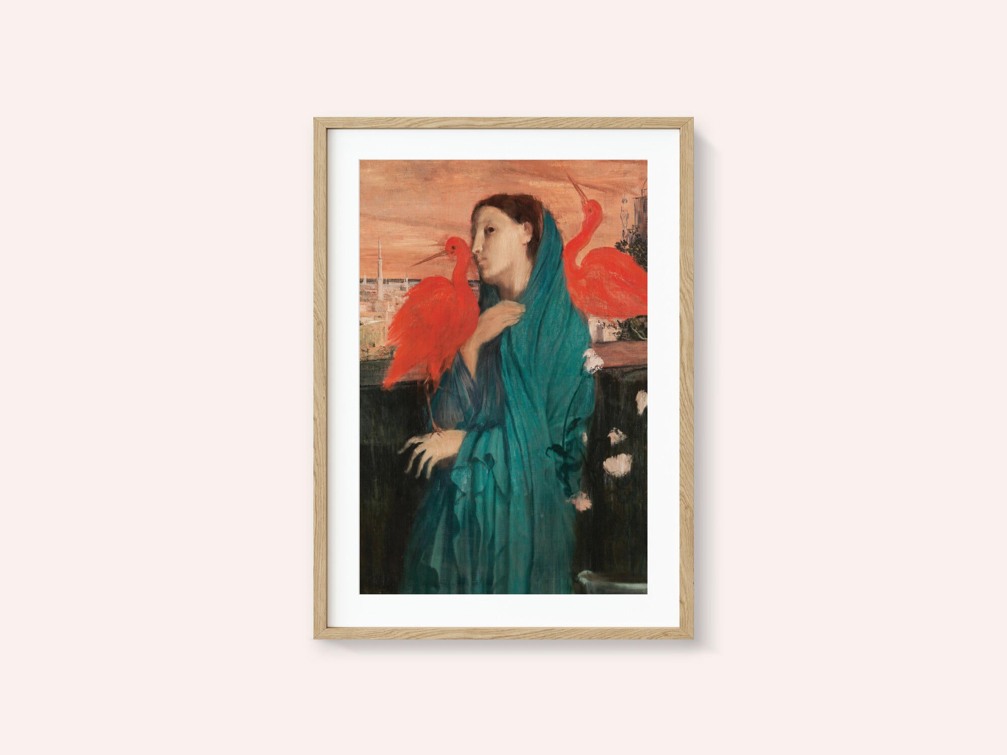 Young Woman With Ibis
