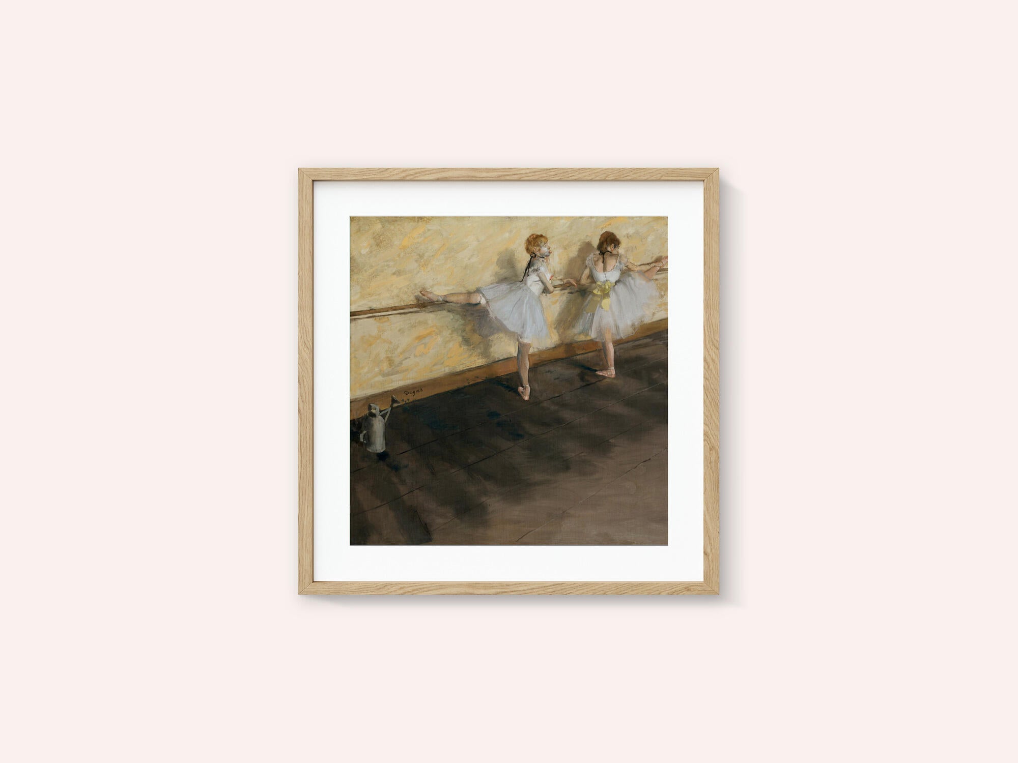 Dancers Practicing At the Barre