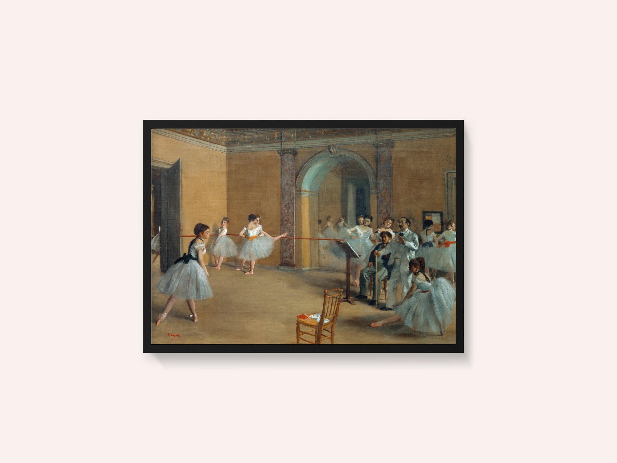 The Dance Foyer At the Opera On the Rue Le Peletier