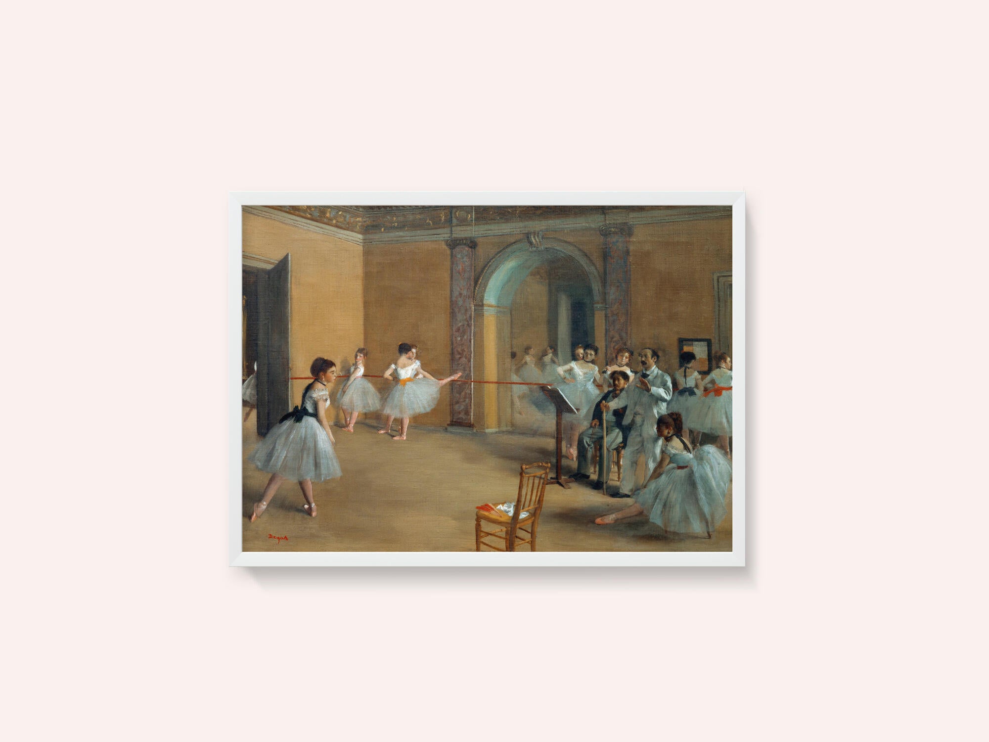 The Dance Foyer At the Opera On the Rue Le Peletier