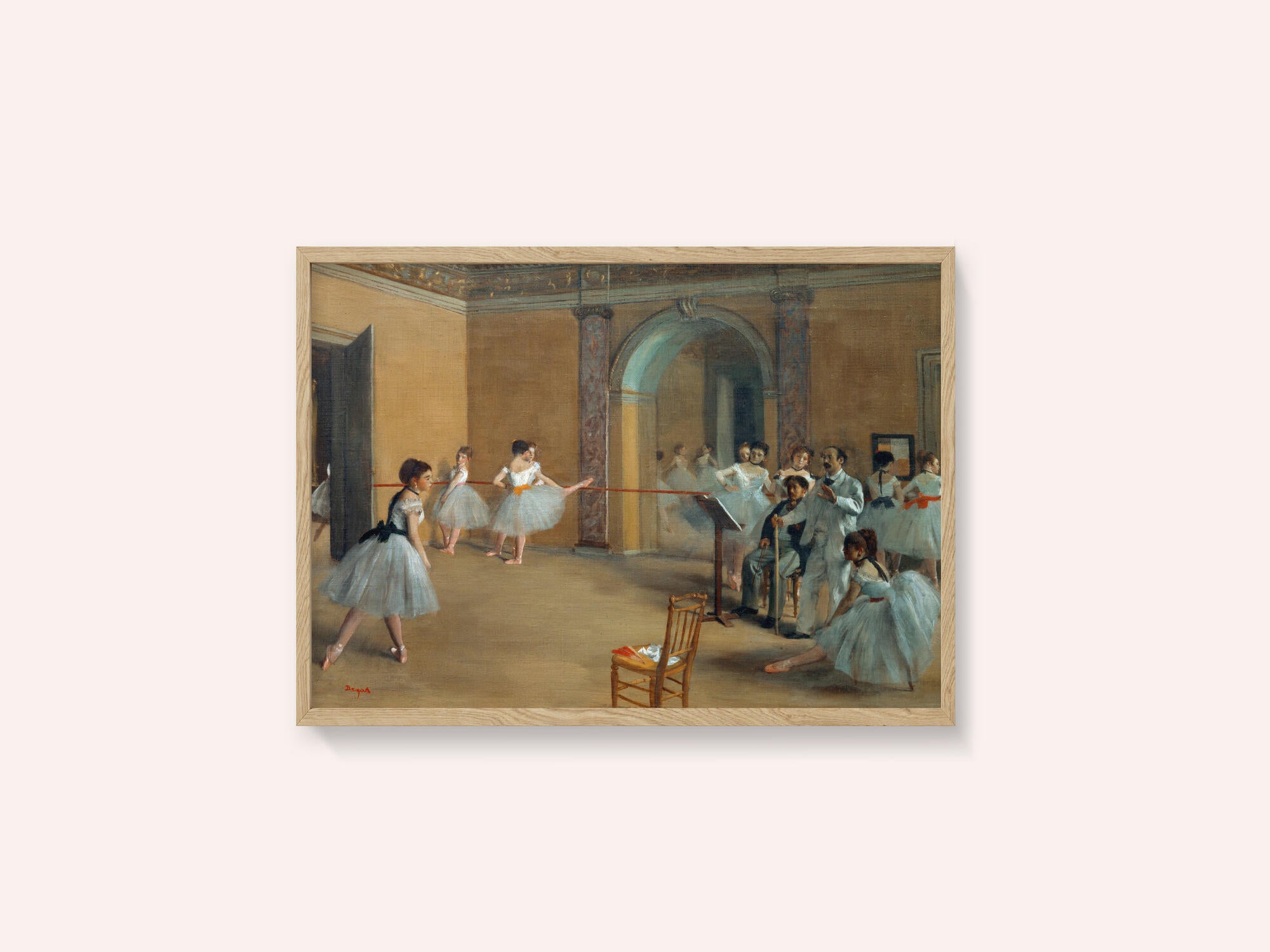 The Dance Foyer At the Opera On the Rue Le Peletier
