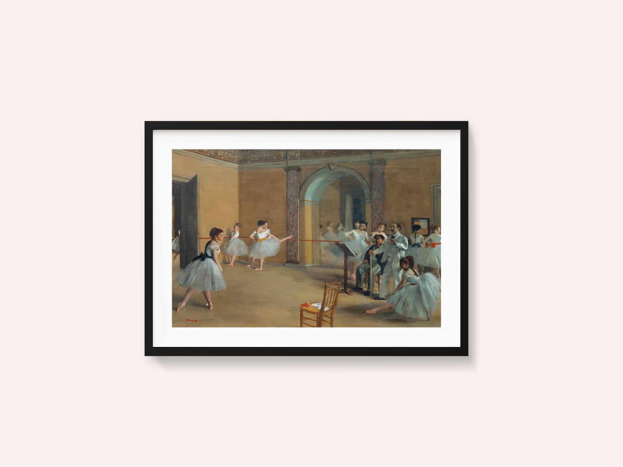 The Dance Foyer At the Opera On the Rue Le Peletier