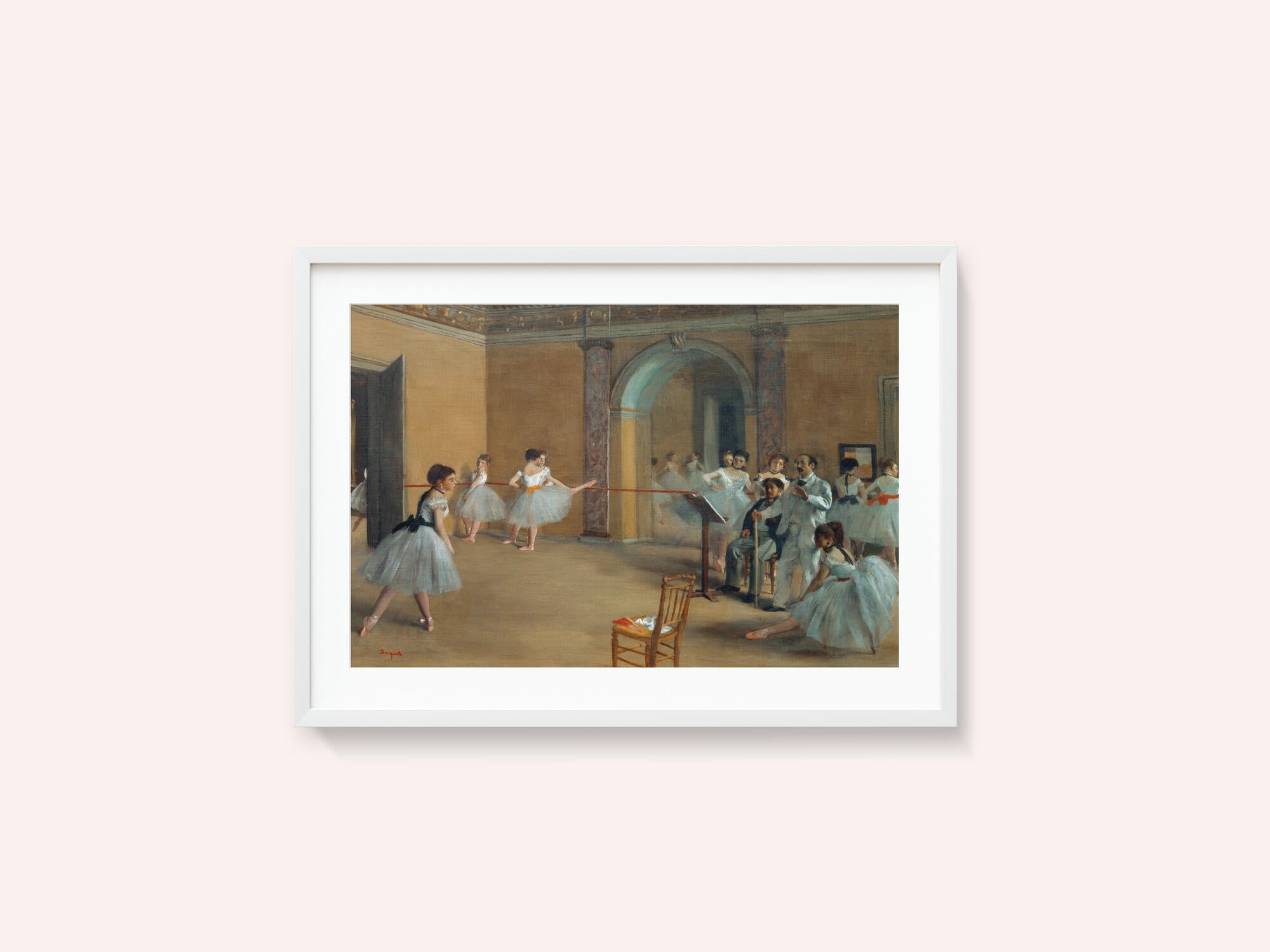 The Dance Foyer At the Opera On the Rue Le Peletier