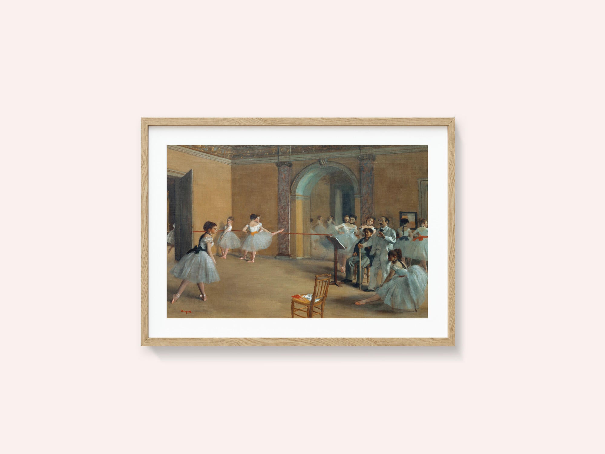 The Dance Foyer At the Opera On the Rue Le Peletier