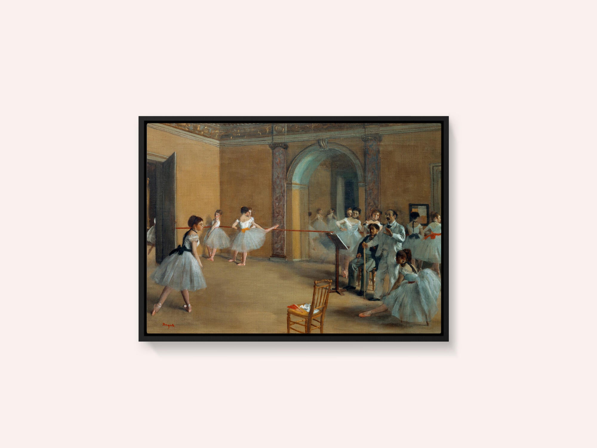 The Dance Foyer At the Opera On the Rue Le Peletier