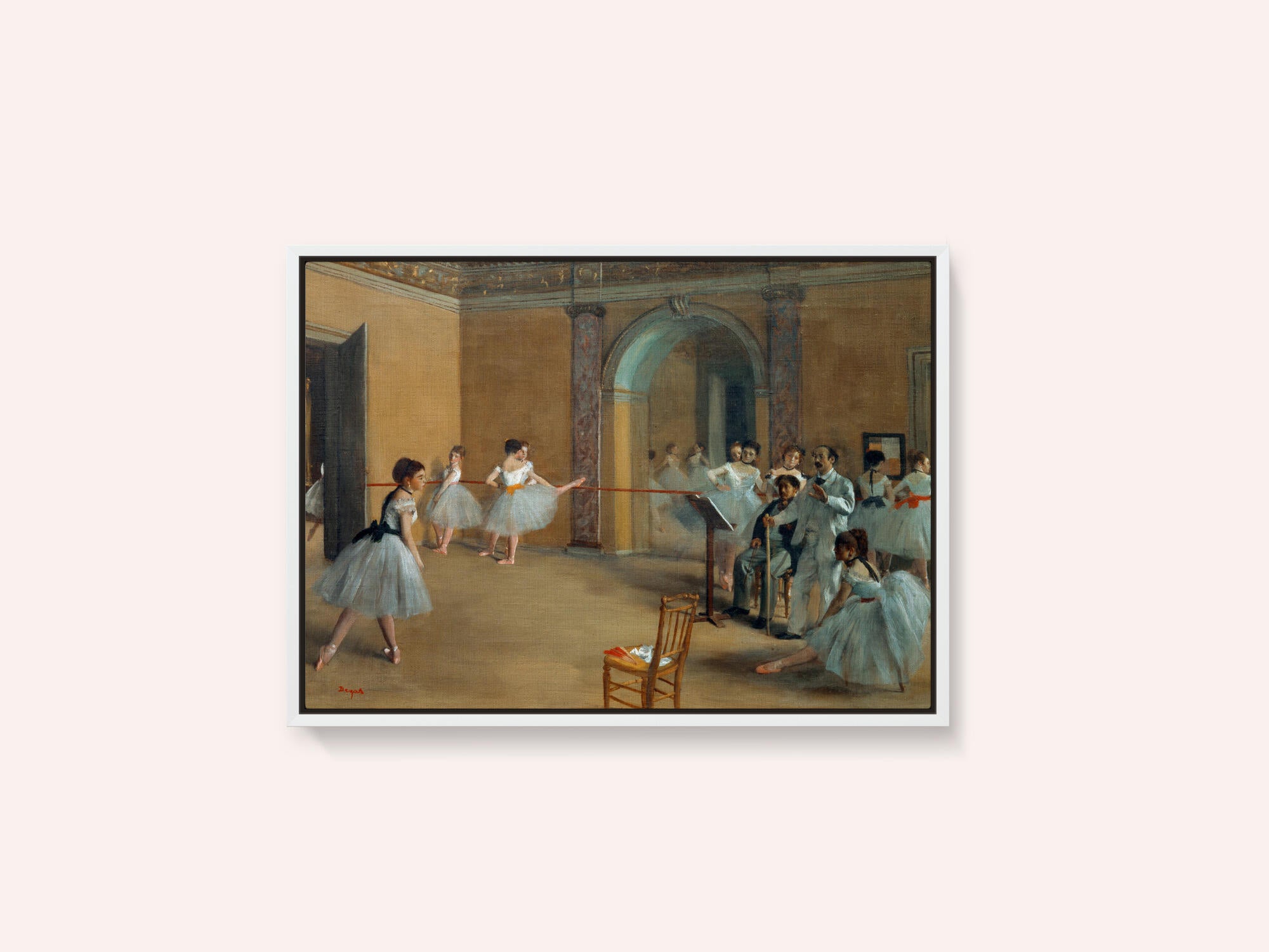 The Dance Foyer At the Opera On the Rue Le Peletier