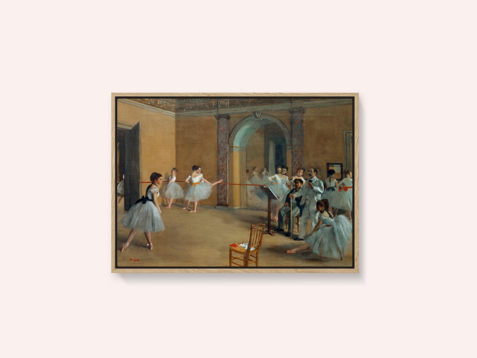 The Dance Foyer At the Opera On the Rue Le Peletier