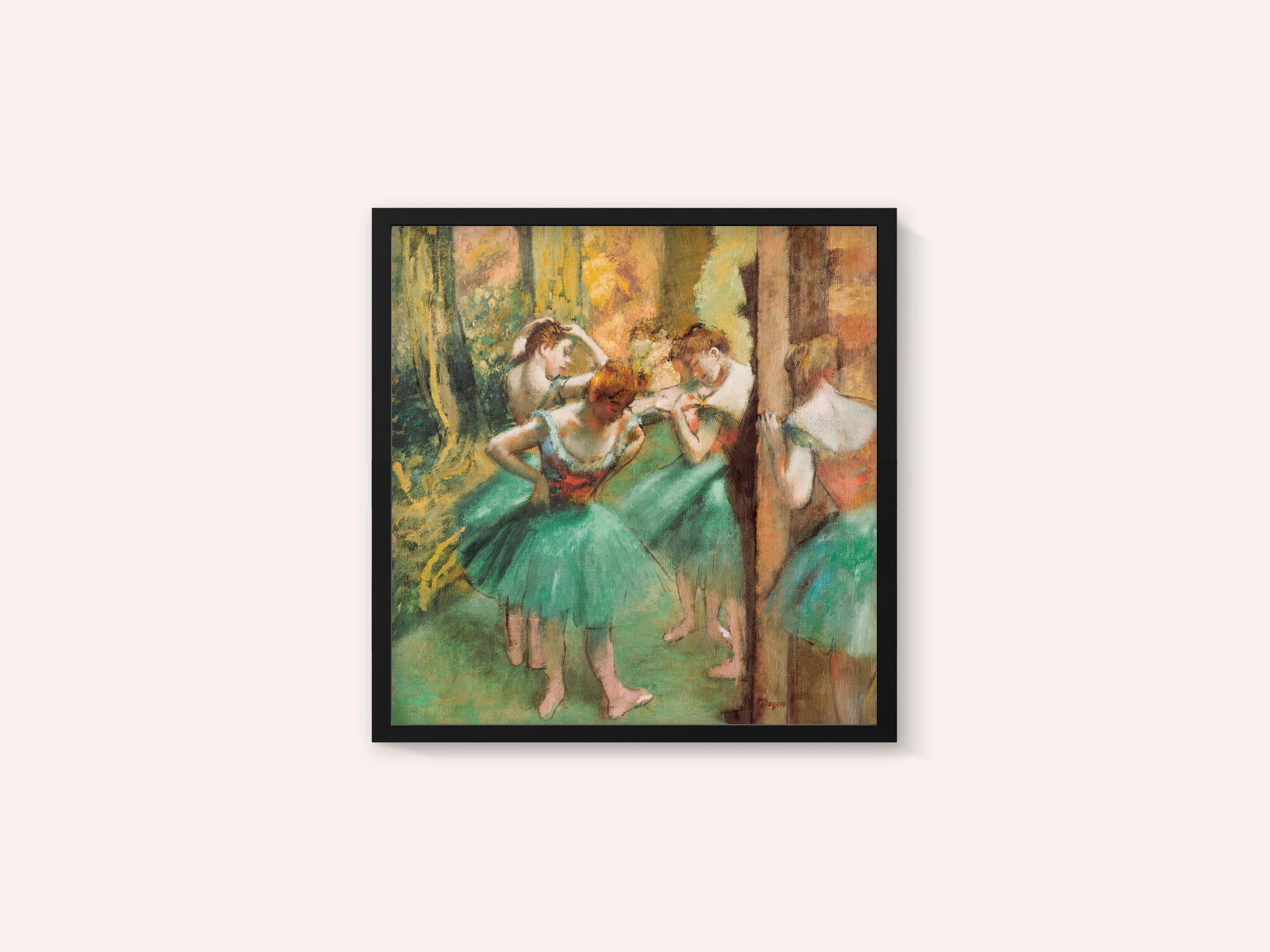 Dancers, Pink and Green