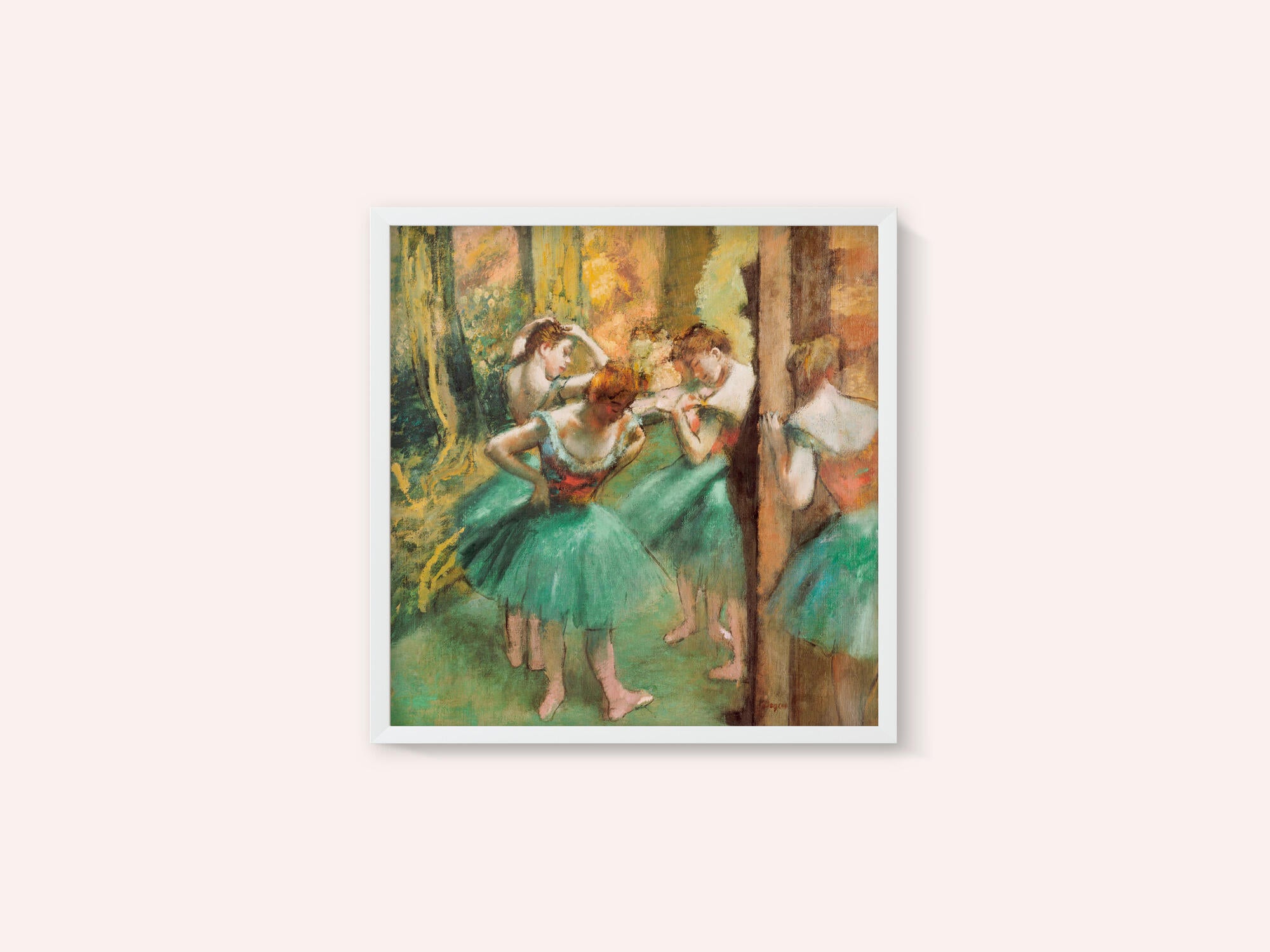 Dancers, Pink and Green