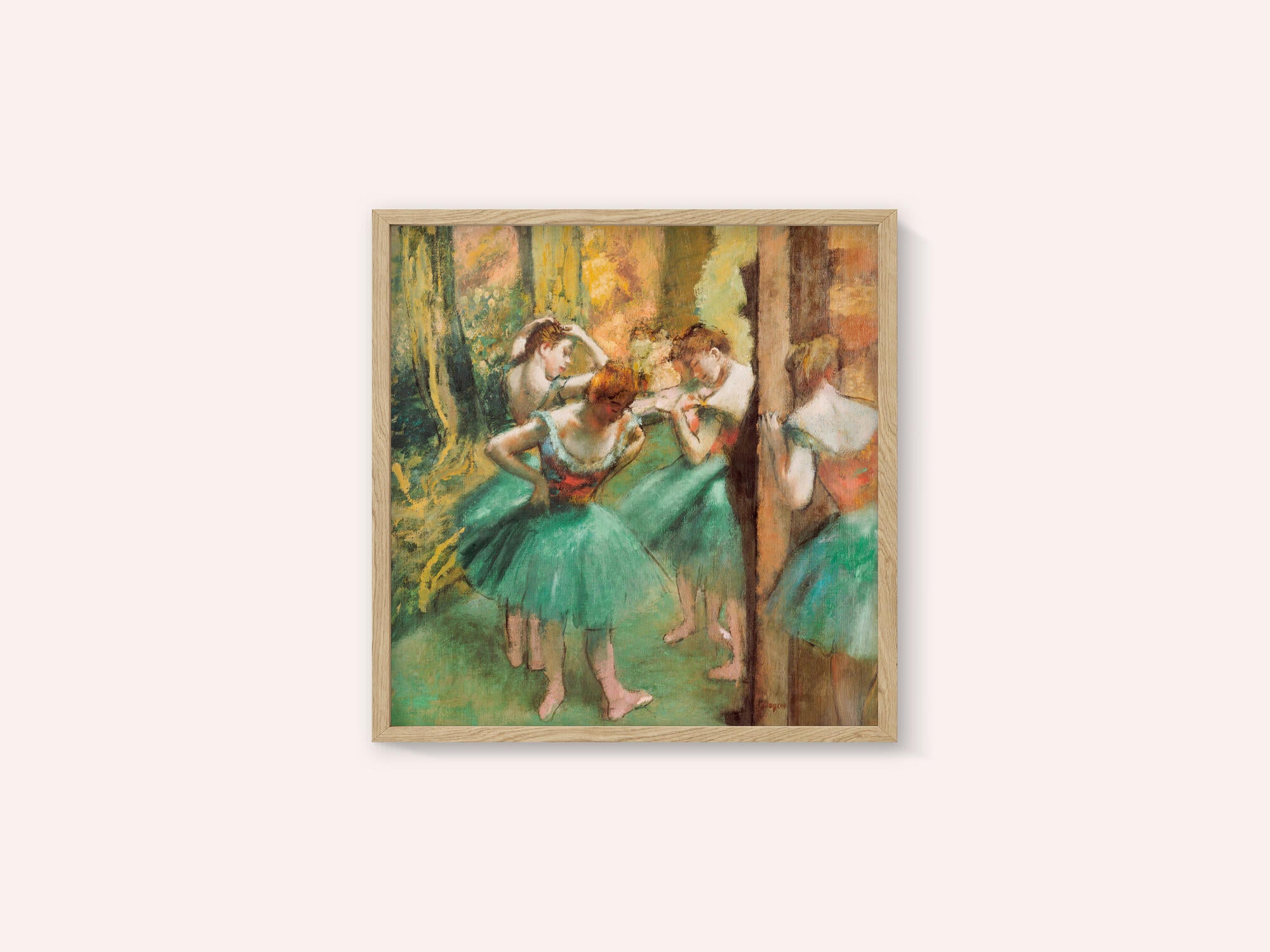 Dancers, Pink and Green