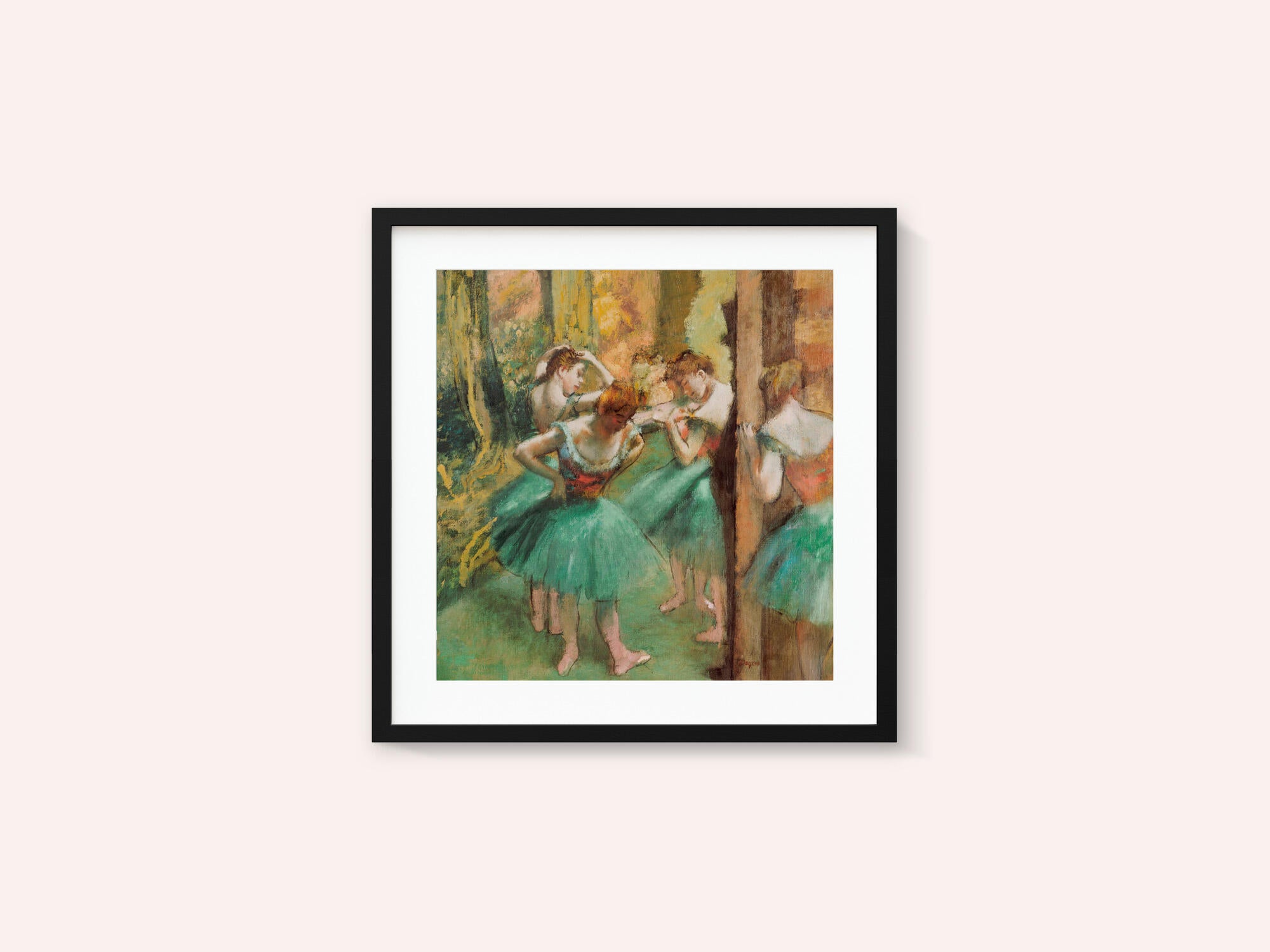 Dancers, Pink and Green