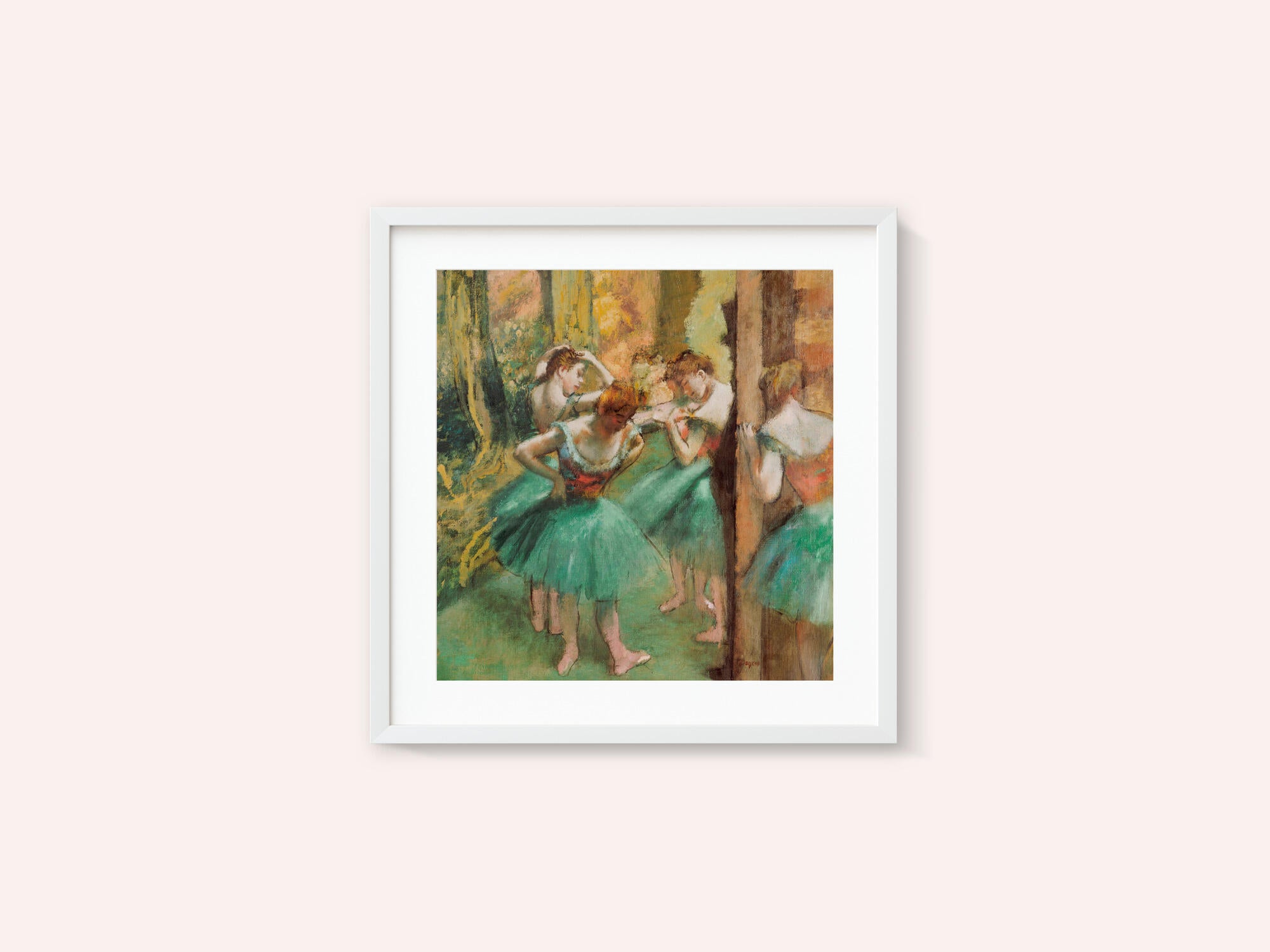 Dancers, Pink and Green