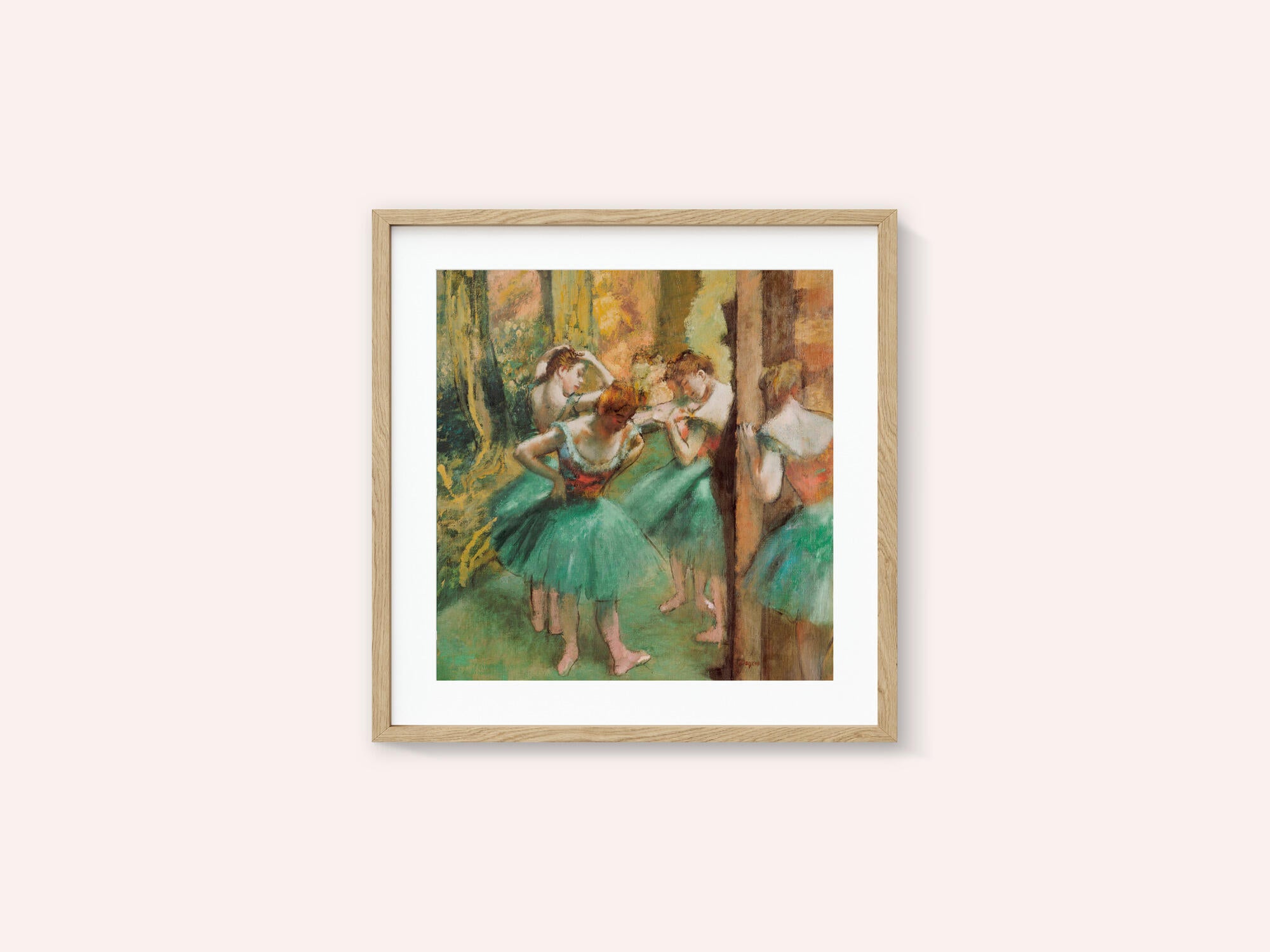 Dancers, Pink and Green