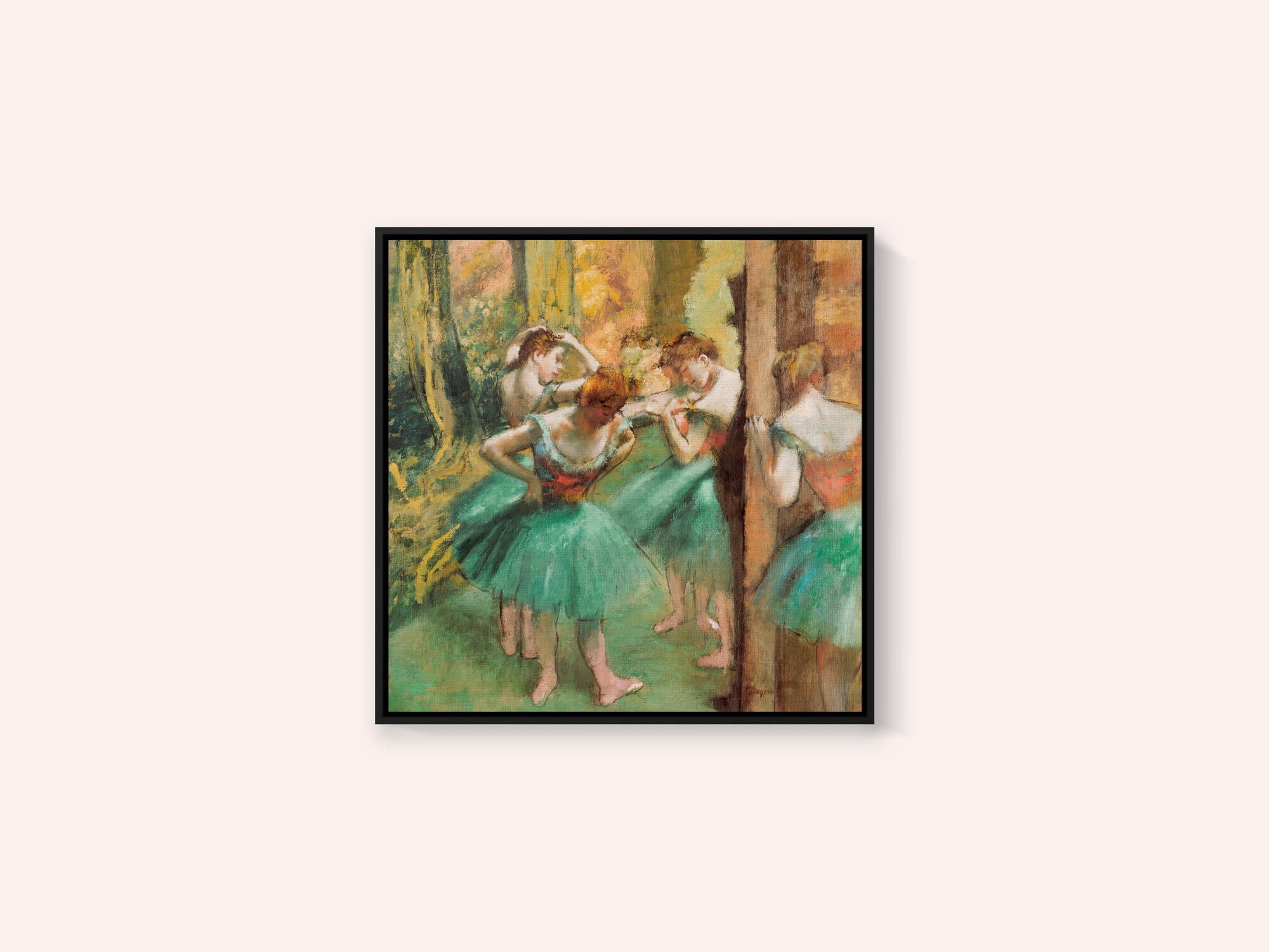 Dancers, Pink and Green