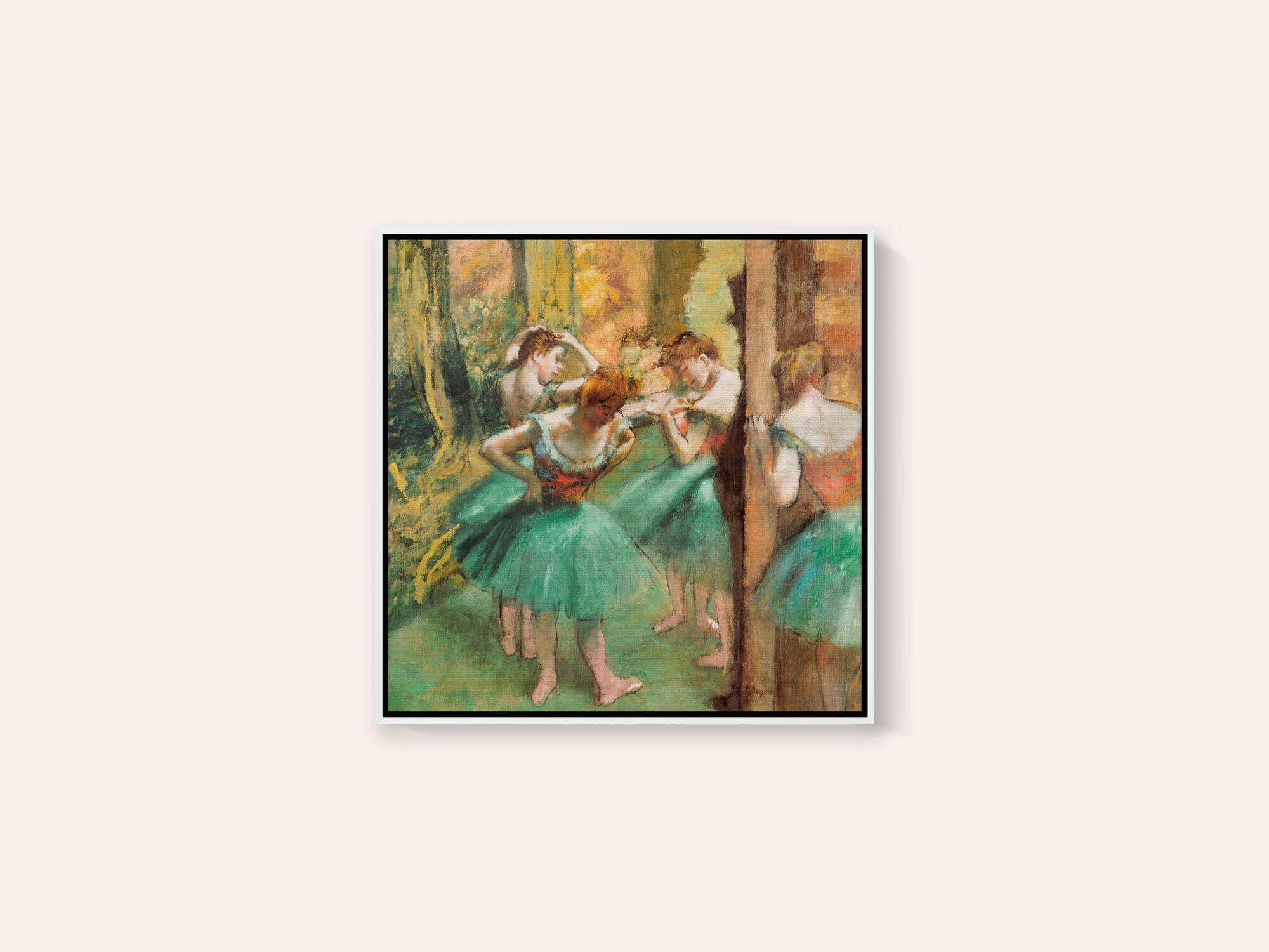 Dancers, Pink and Green
