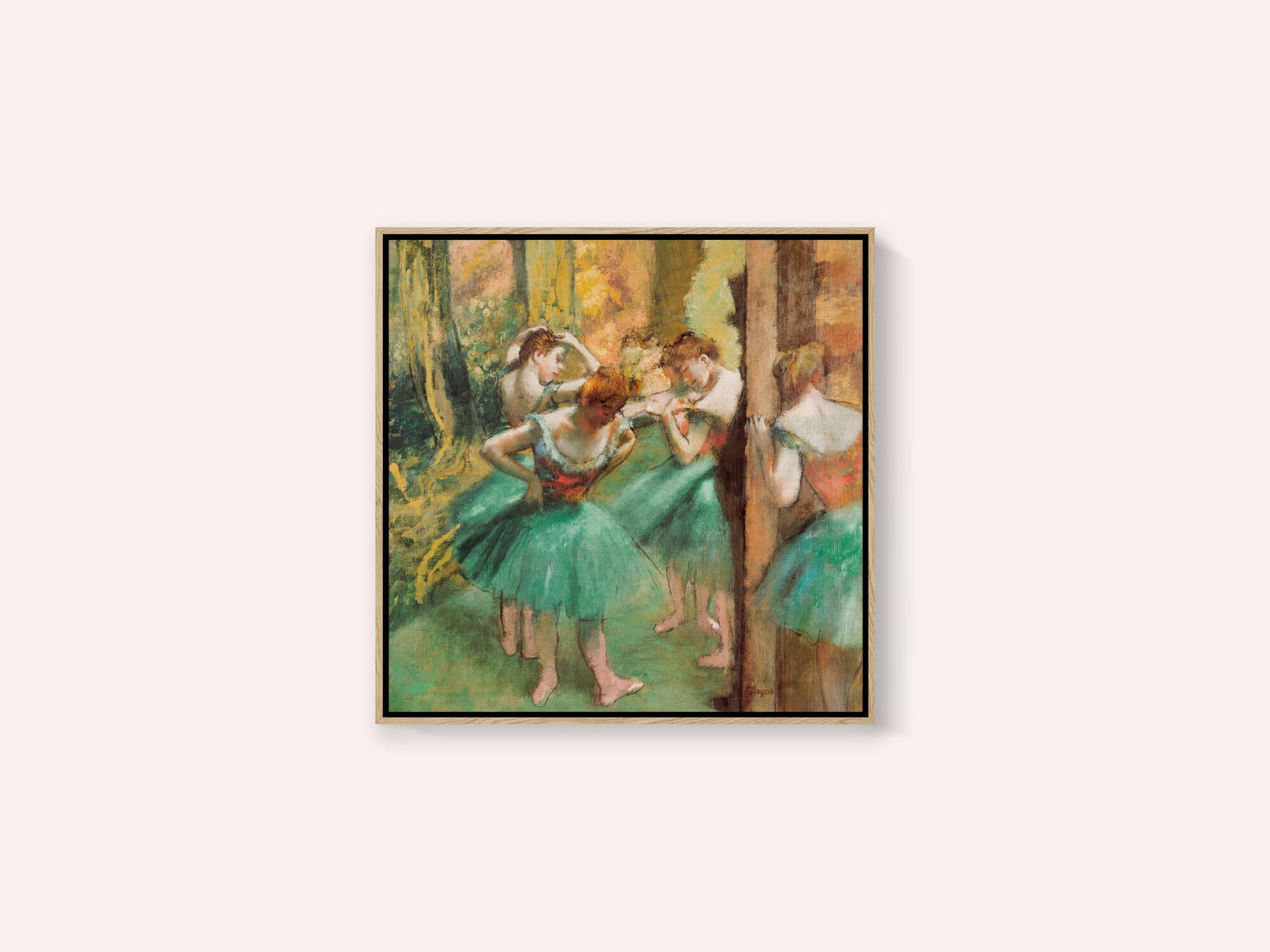 Dancers, Pink and Green