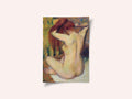 Woman Combing Her Hair