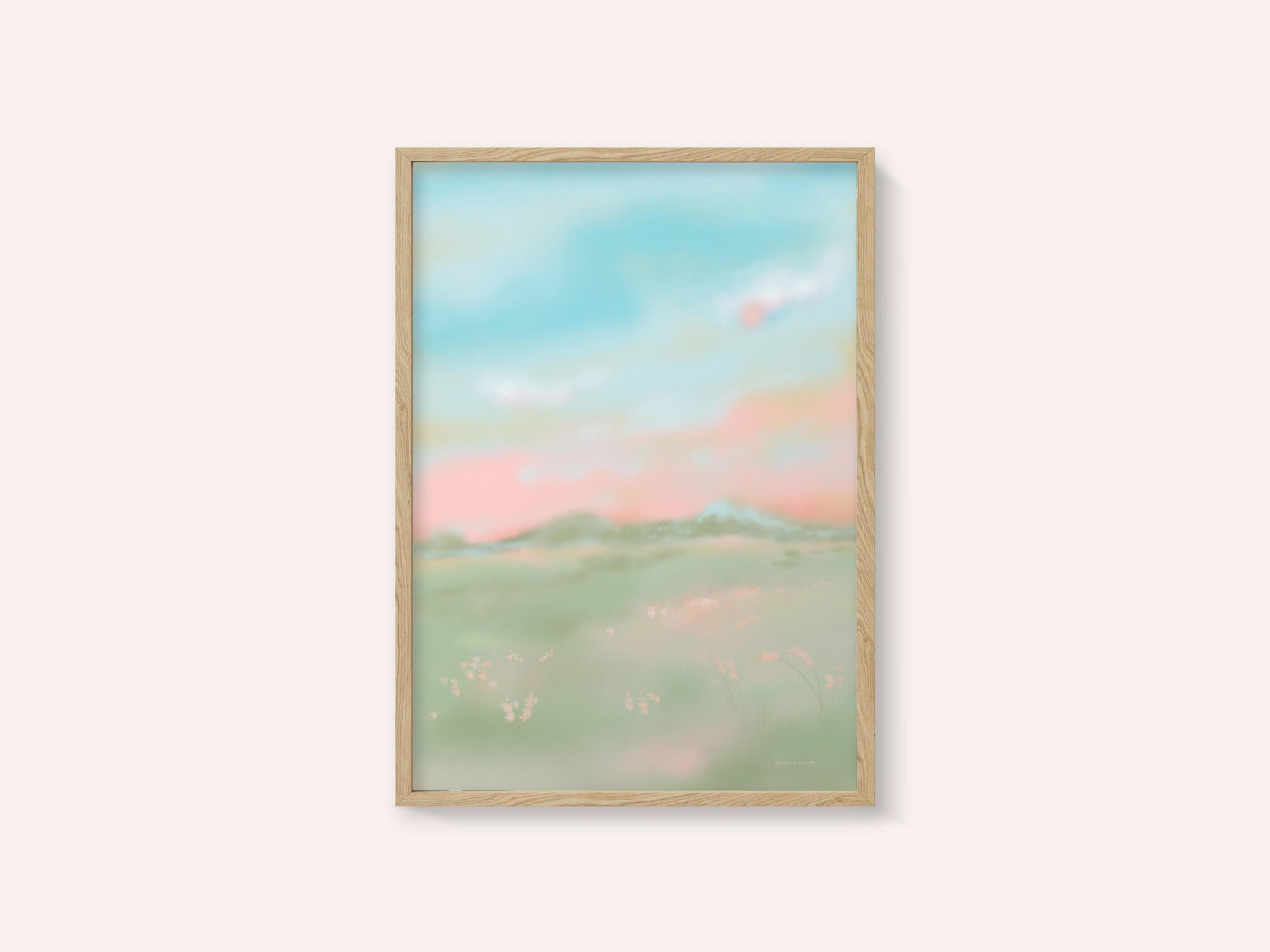 Dreamy Pastel Meadow
