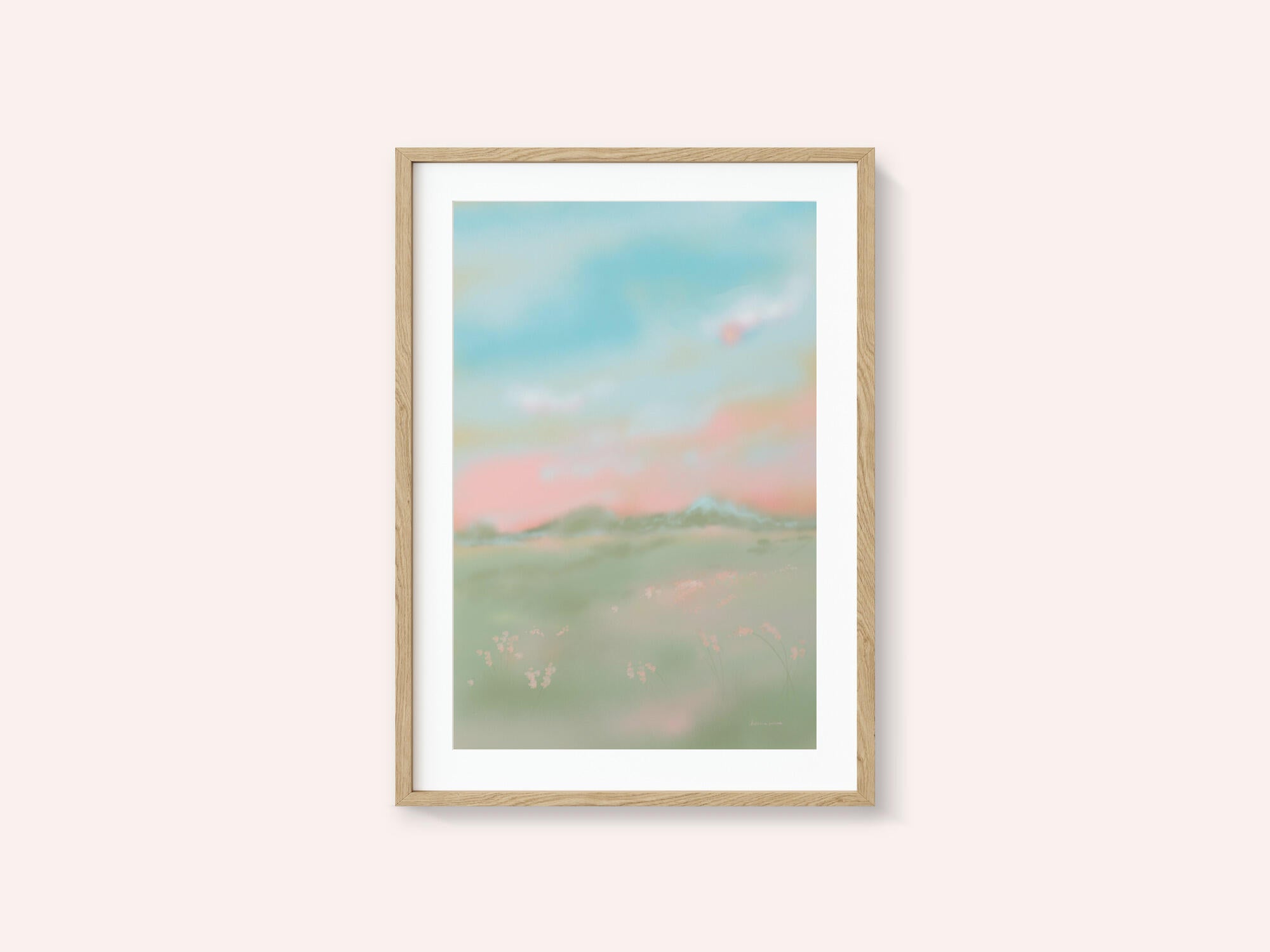 Dreamy Pastel Meadow