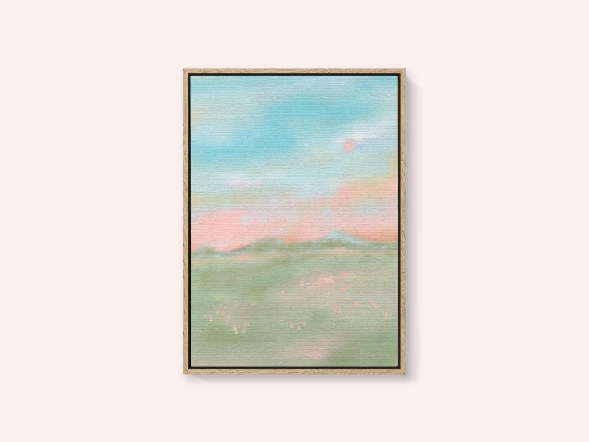 Dreamy Pastel Meadow