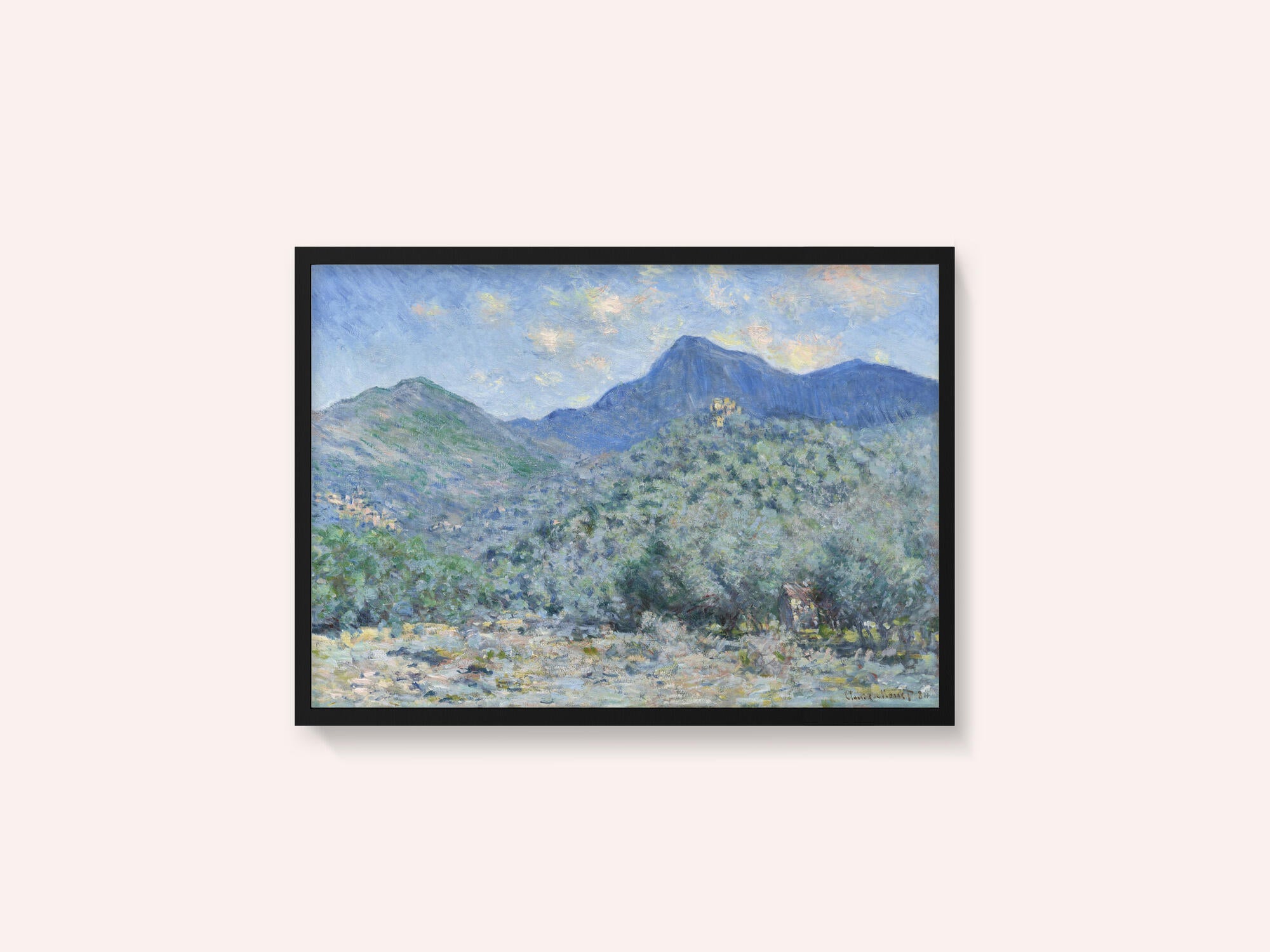 Claude Monet's Valle Buona, Near Bordighera (1884)