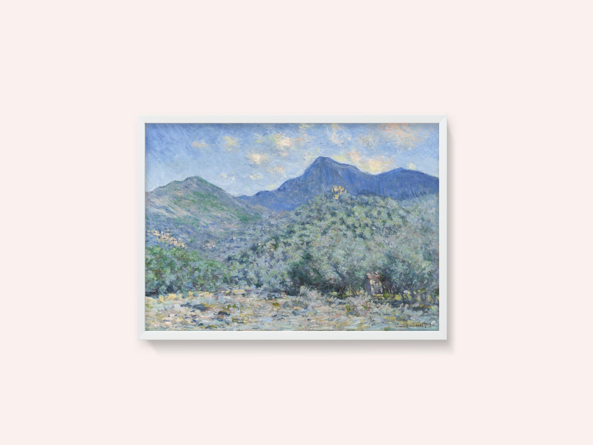 Claude Monet's Valle Buona, Near Bordighera (1884)