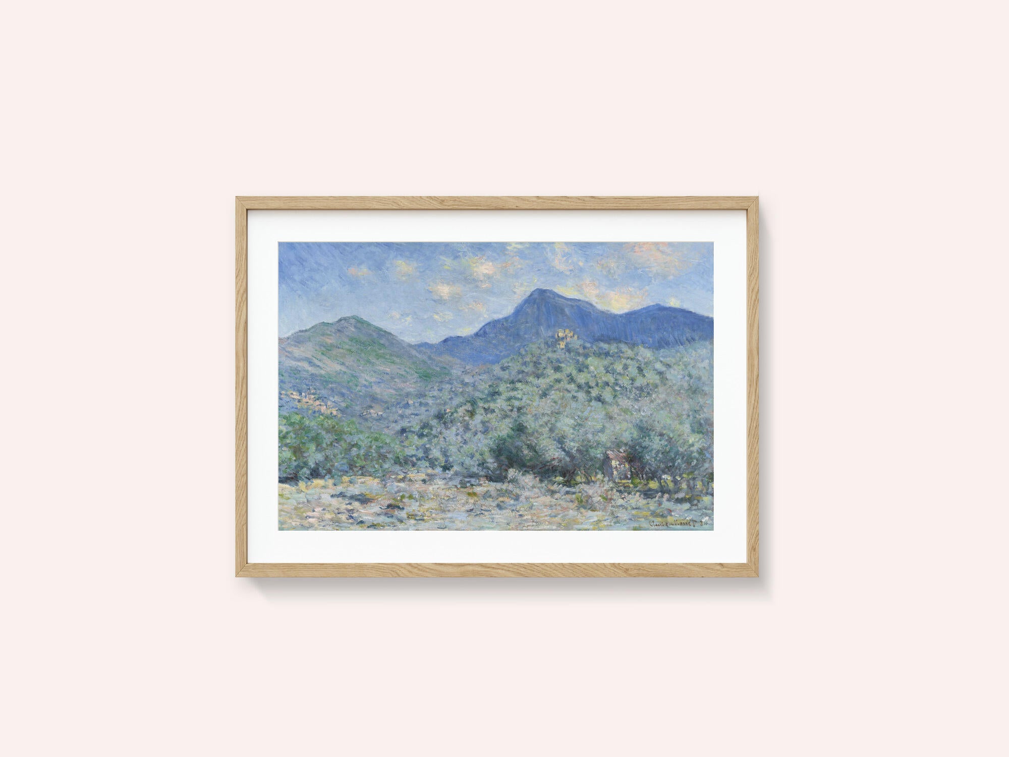 Claude Monet's Valle Buona, Near Bordighera (1884)
