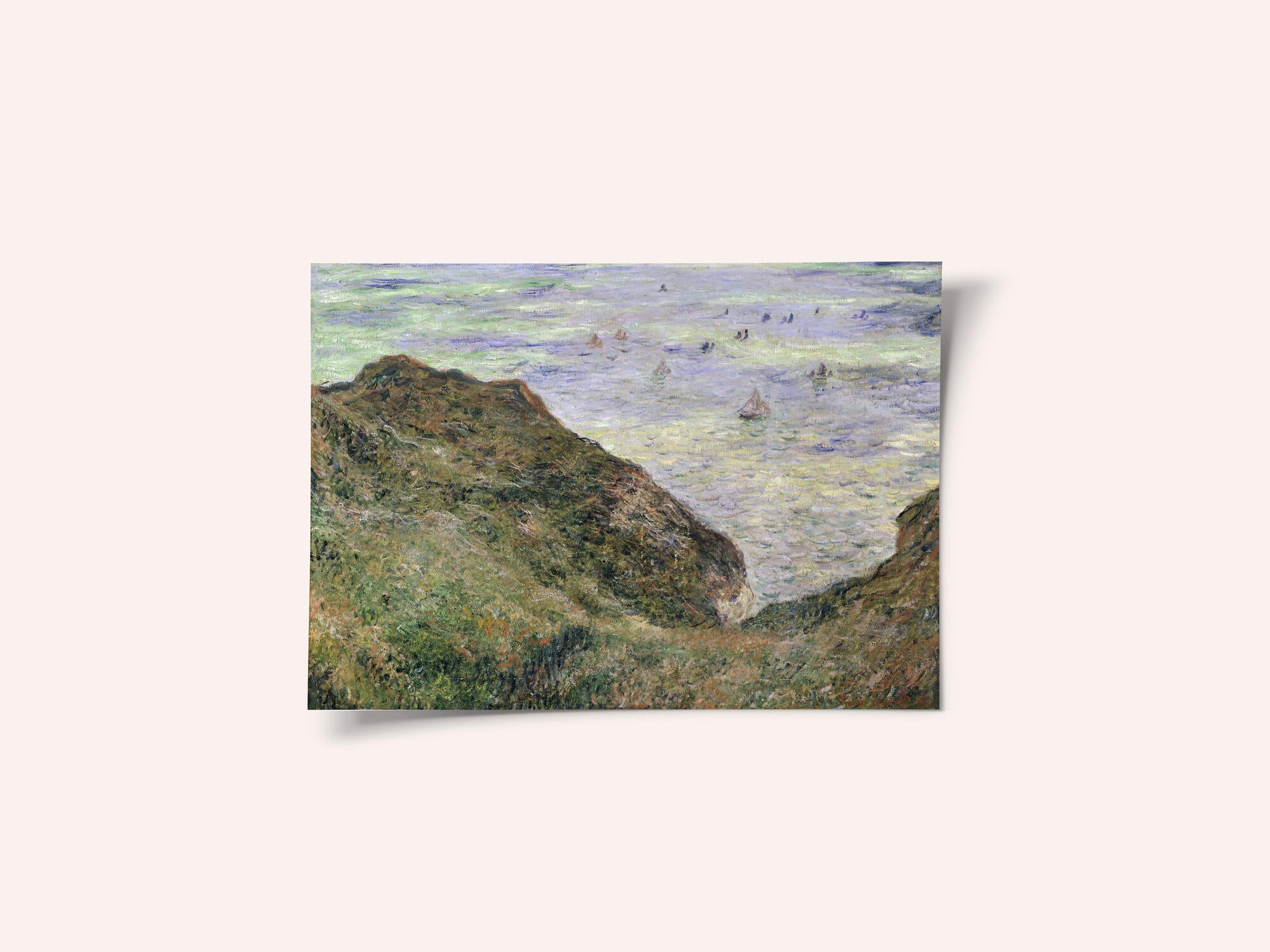 Claude Monet's View Over the Sea (1882) Famous Painting