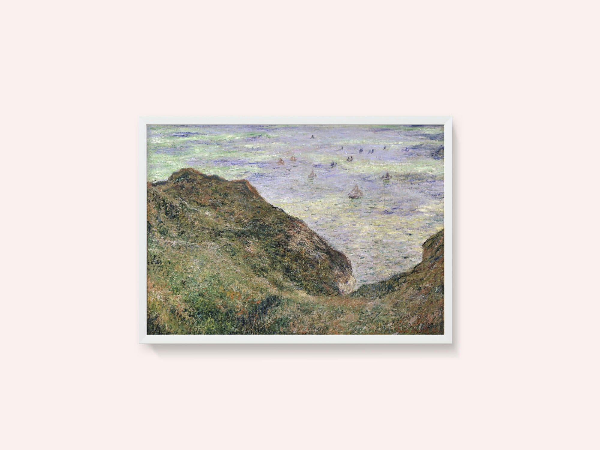 Claude Monet's View Over the Sea (1882) Famous Painting