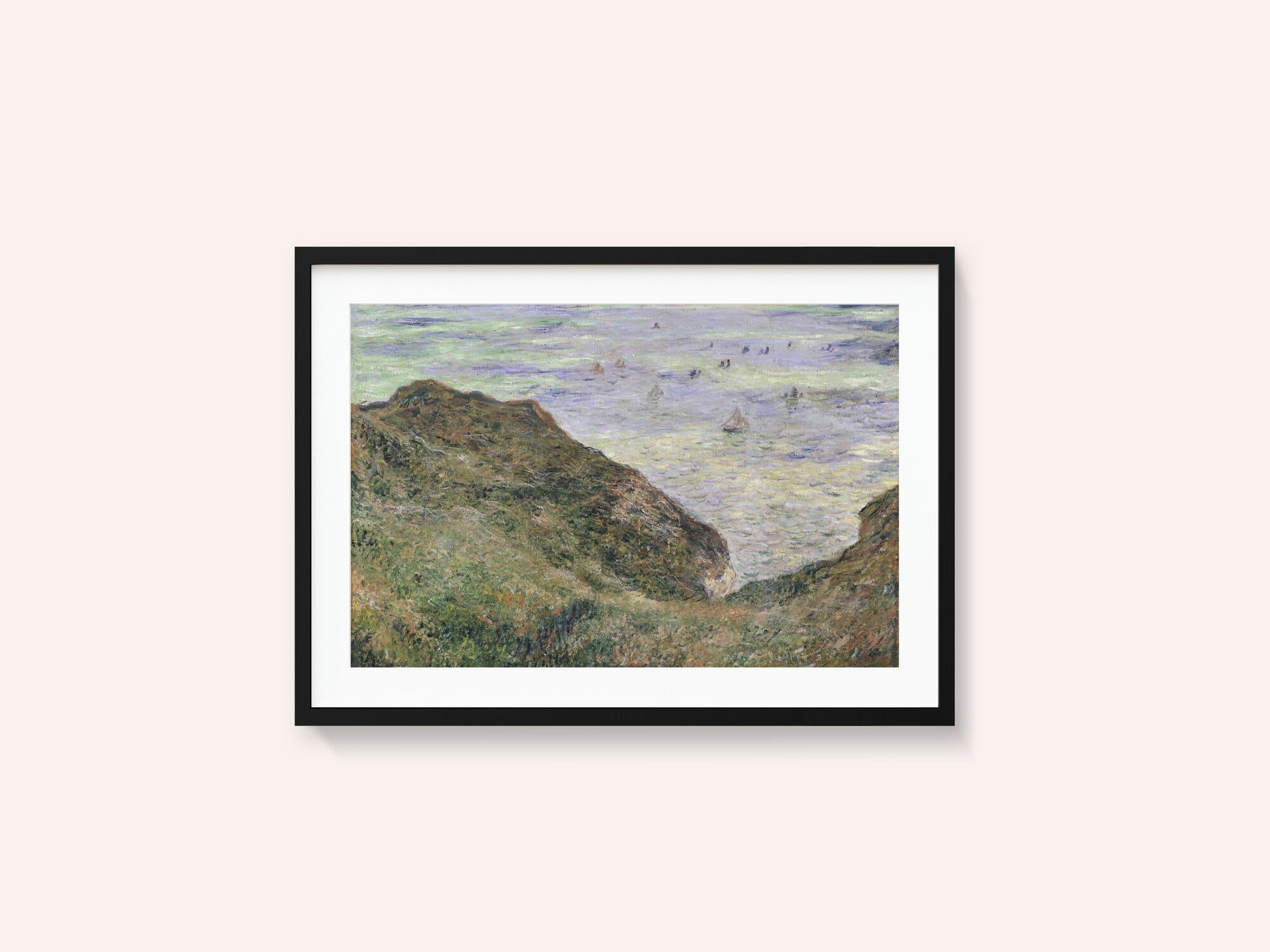 Claude Monet's View Over the Sea (1882) Famous Painting