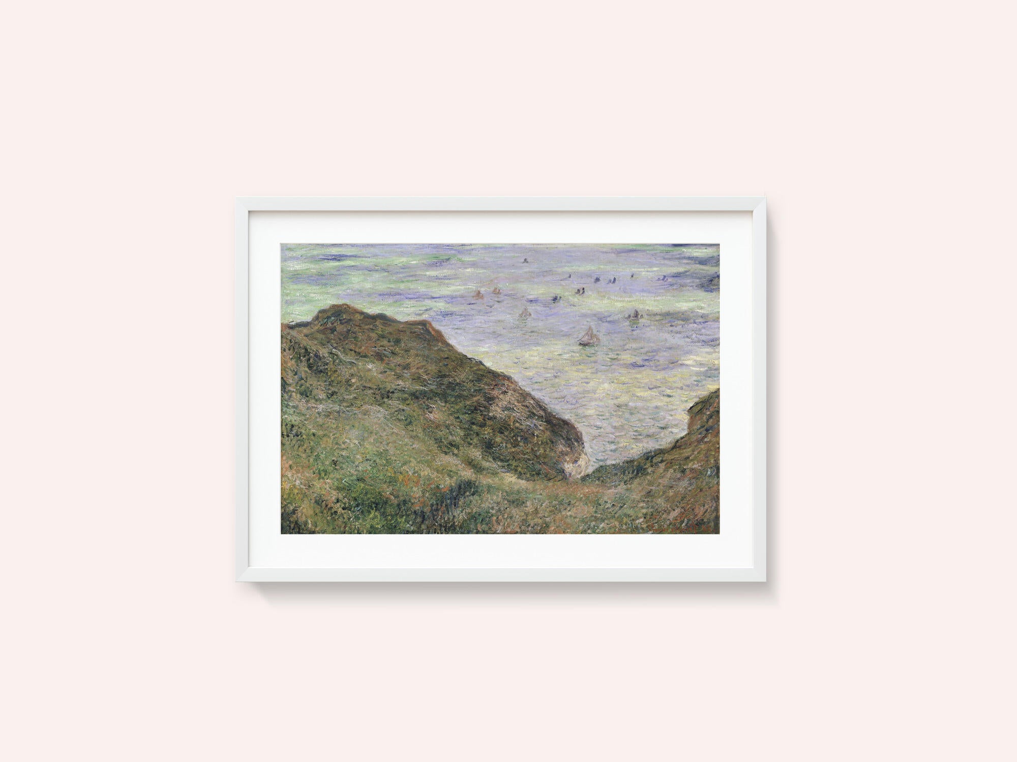 Claude Monet's View Over the Sea (1882) Famous Painting