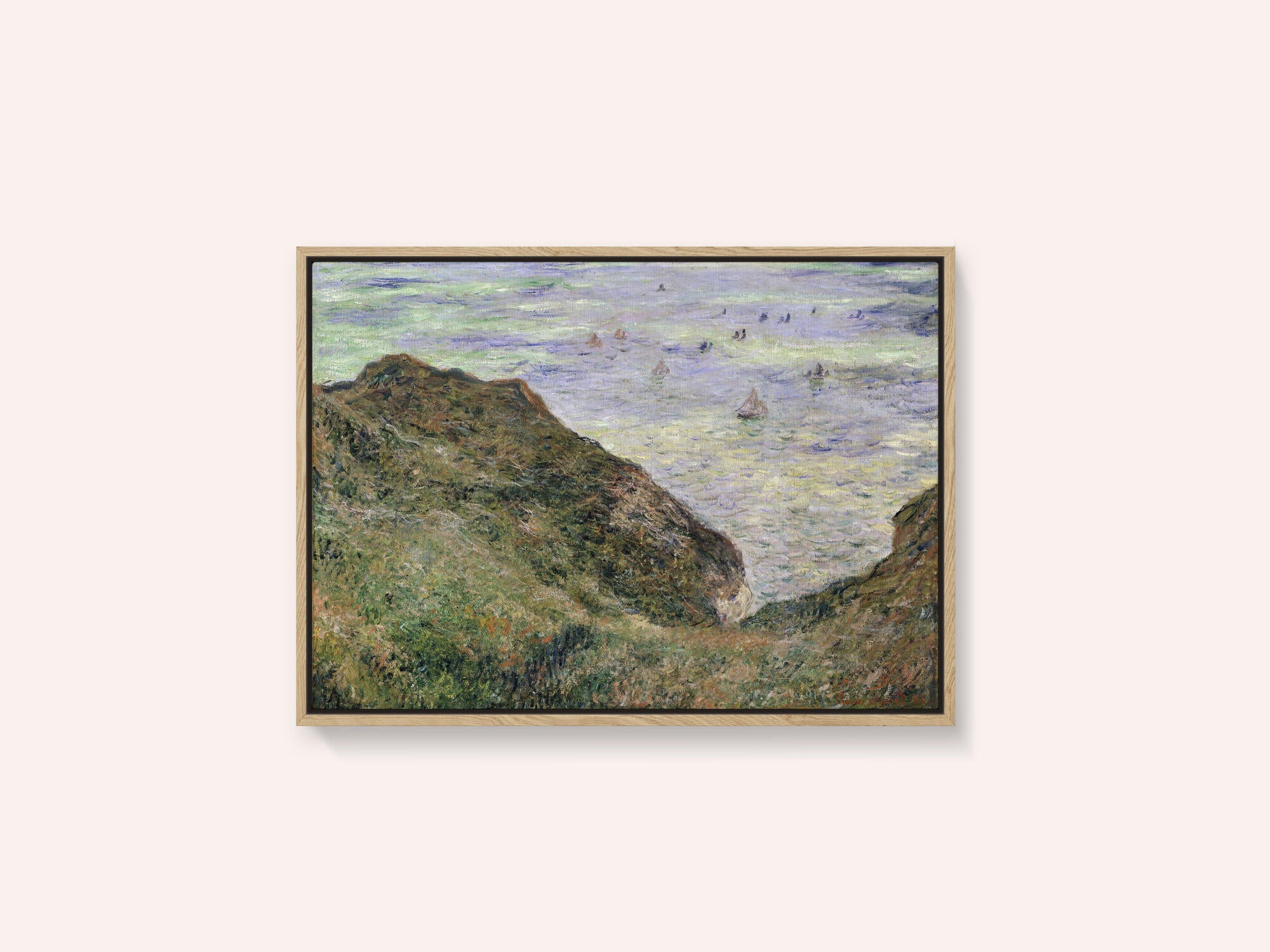 Claude Monet's View Over the Sea (1882) Famous Painting
