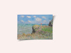 Cliff Walk At Pourville (1882) By Claude Monet.