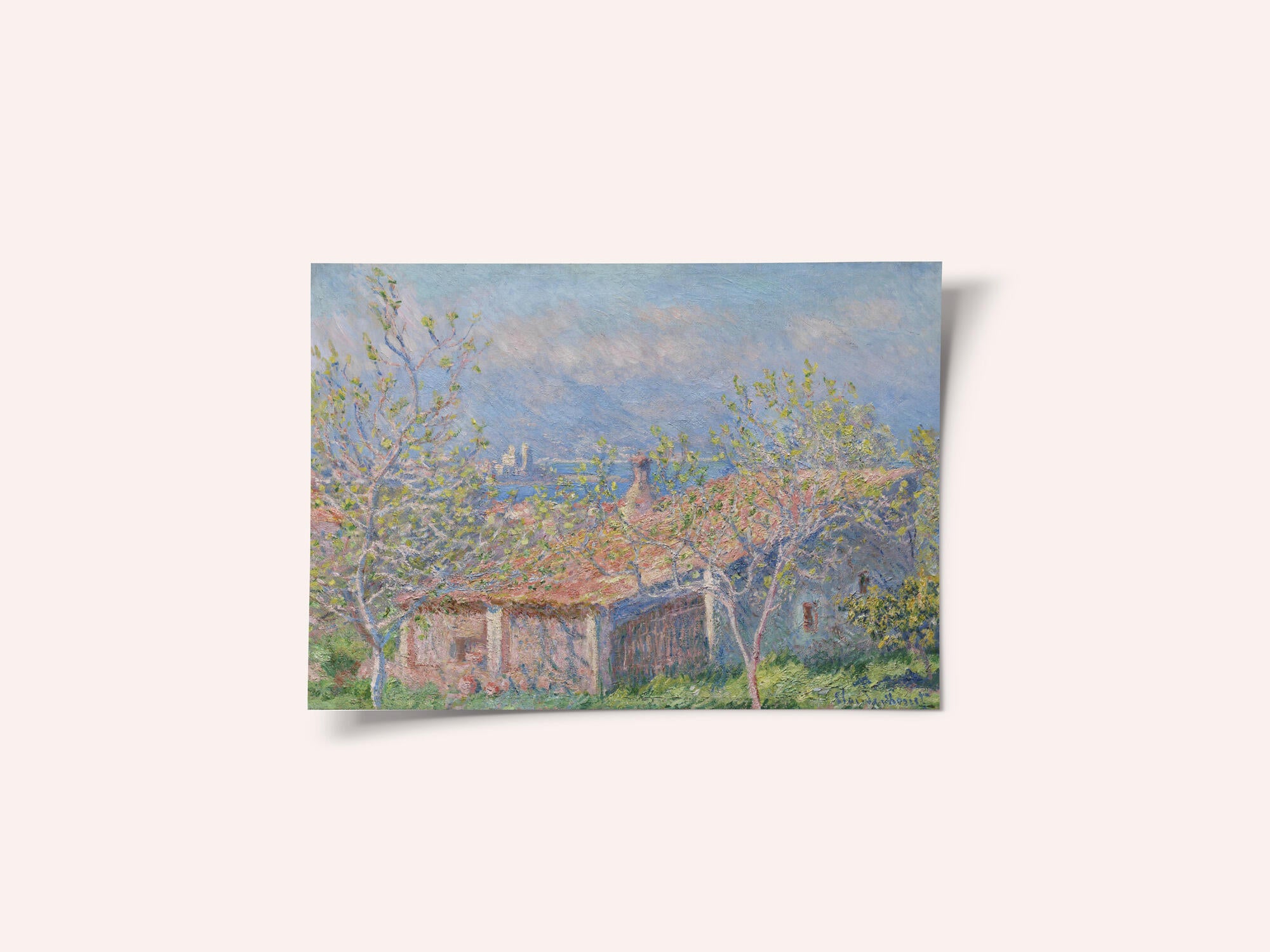 Gardener's House At Antibes (1888) By Claude Monet
