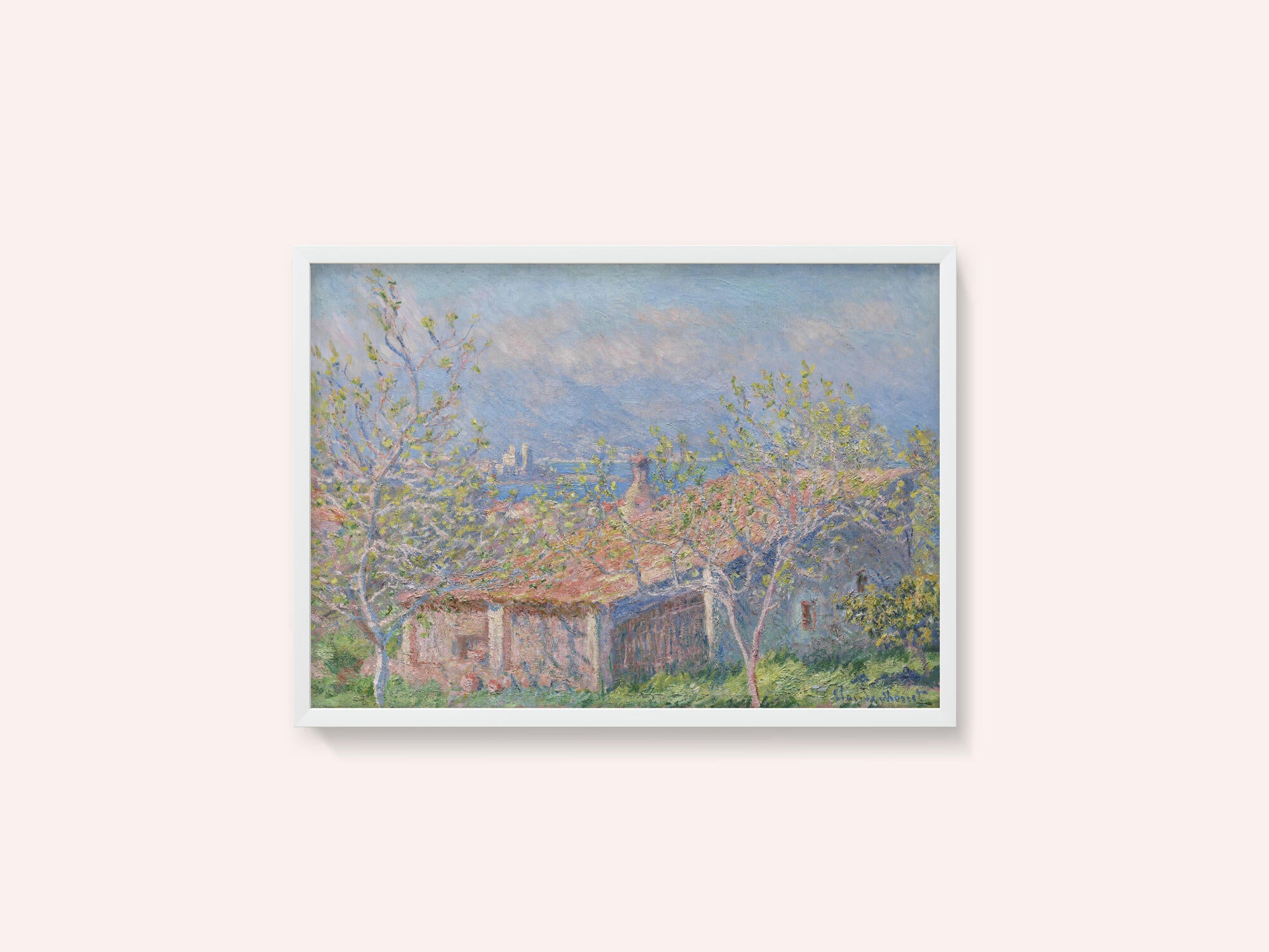 Gardener's House At Antibes (1888) By Claude Monet