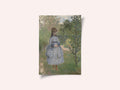 Girl With Dog By Claude Monet