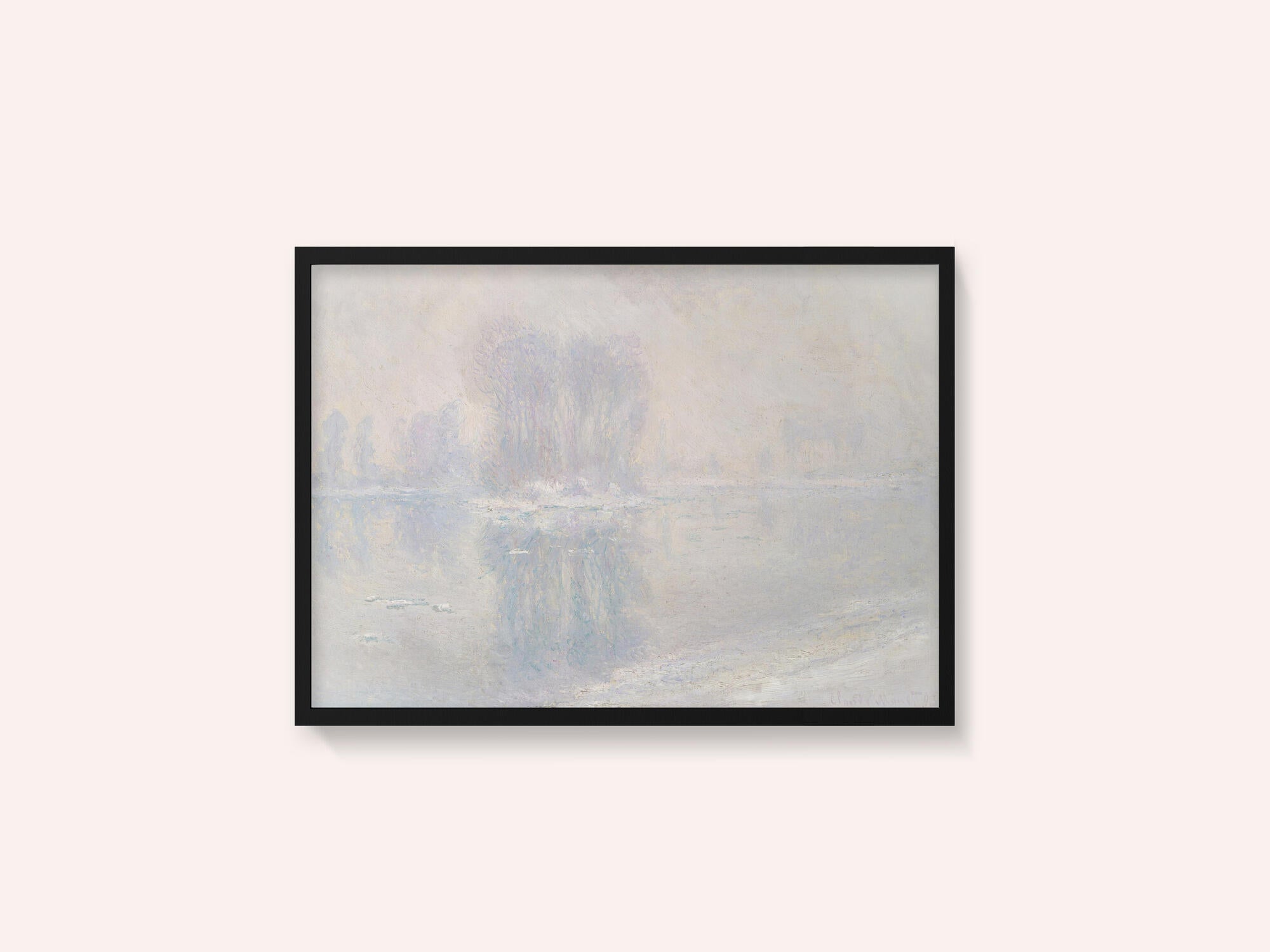 Ice Floes (1893) By Claude Monet