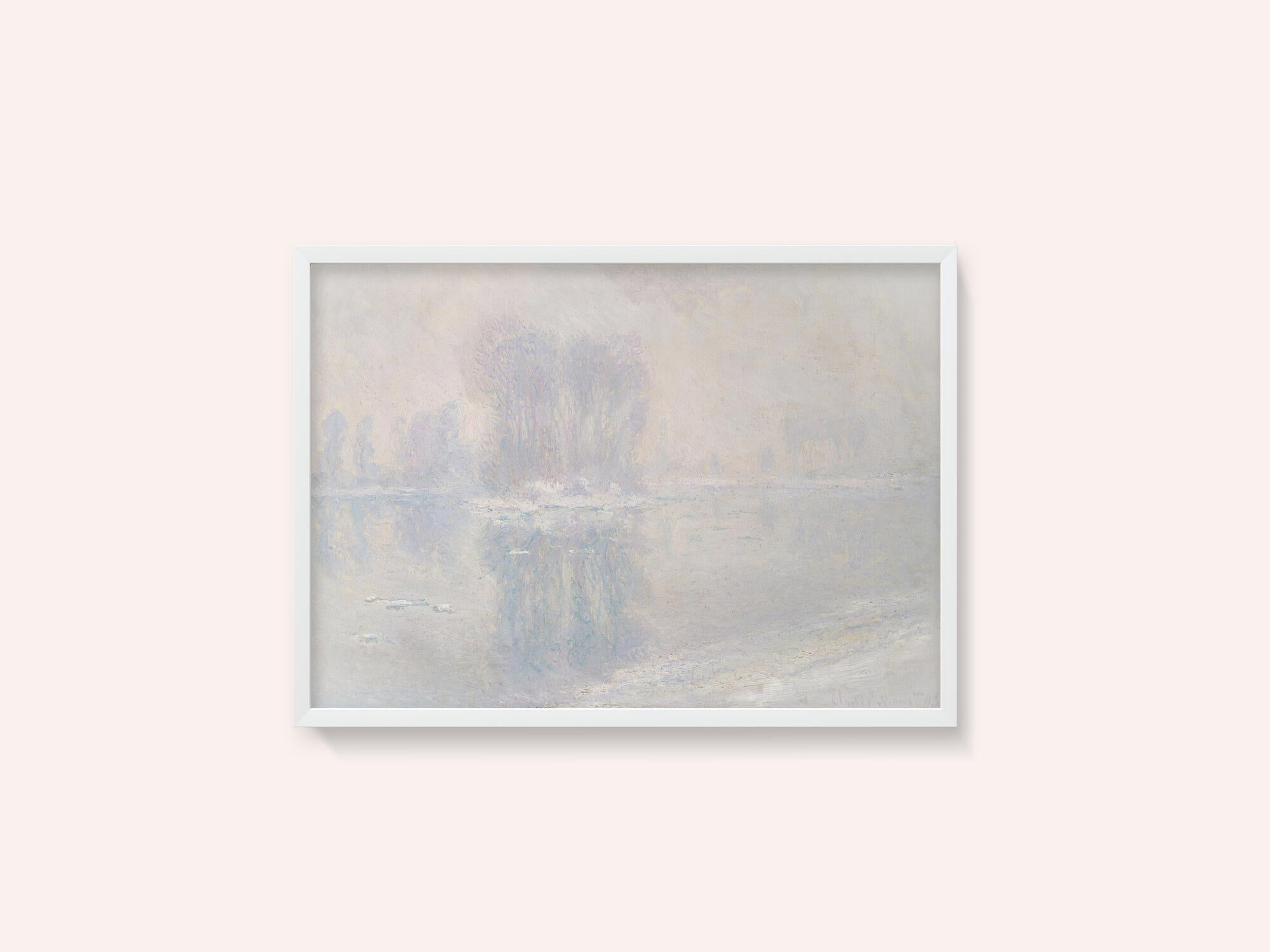 Ice Floes (1893) By Claude Monet