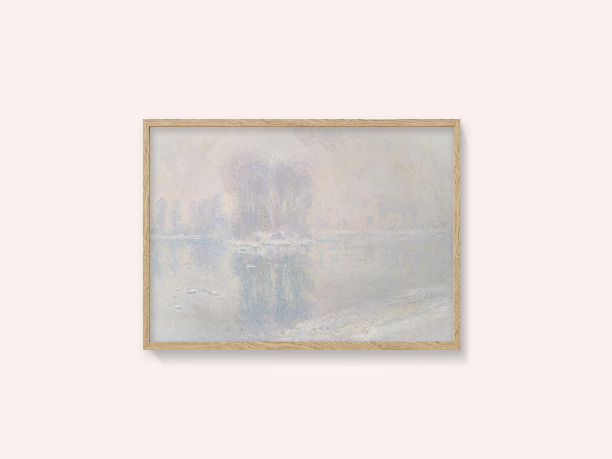 Ice Floes (1893) By Claude Monet