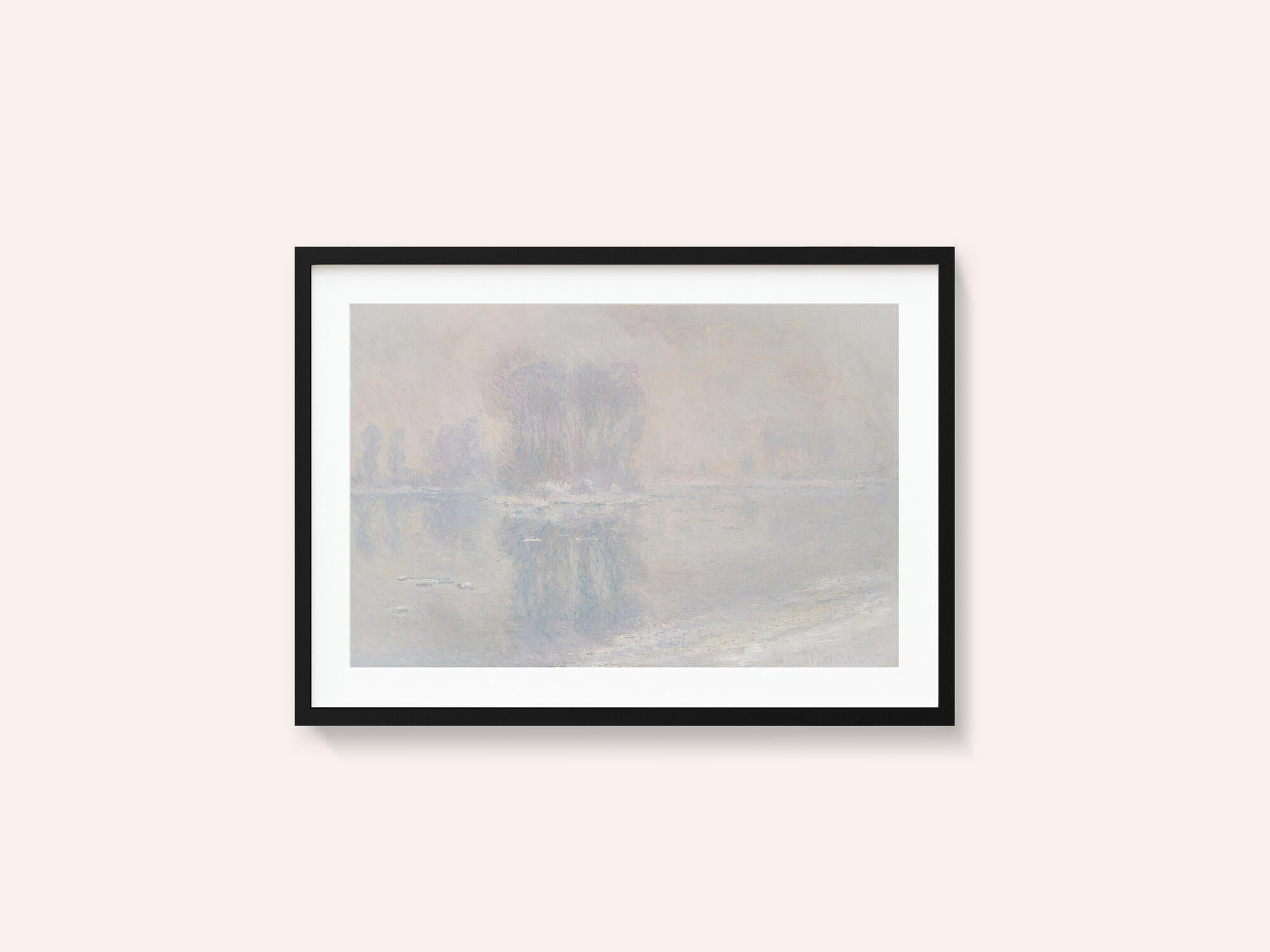 Ice Floes (1893) By Claude Monet