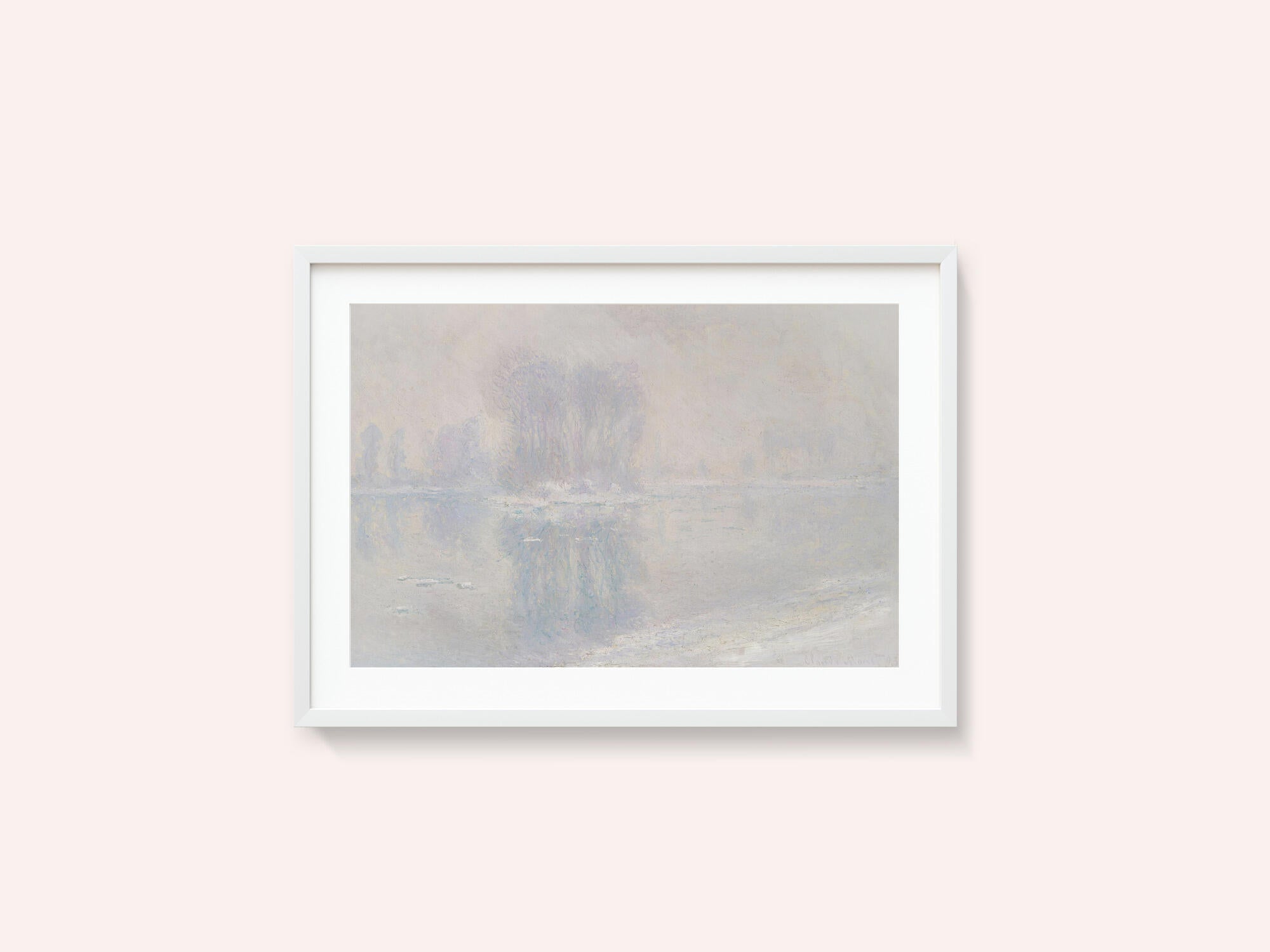 Ice Floes (1893) By Claude Monet