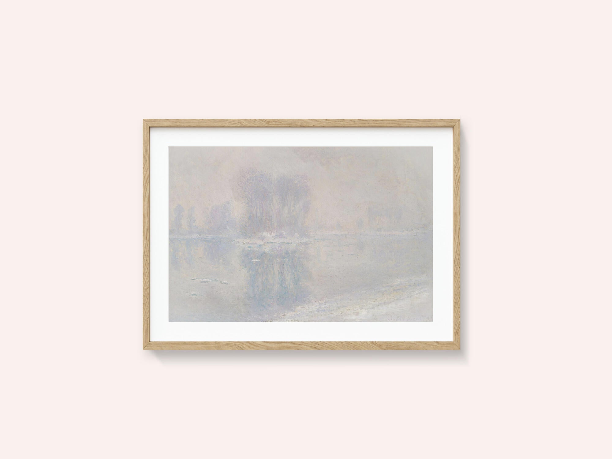 Ice Floes (1893) By Claude Monet