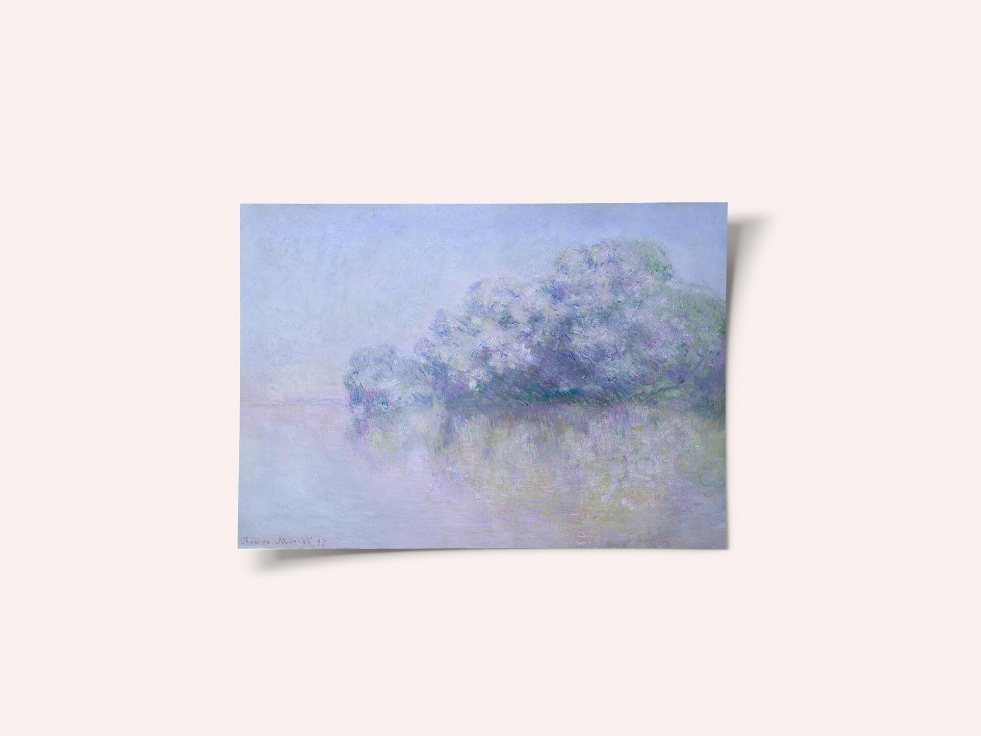 Île Aux Orties Near Vernon (1897) By Claude Monet