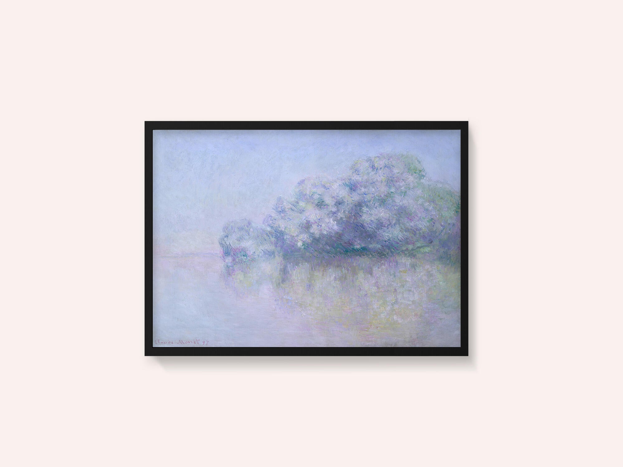 Île Aux Orties Near Vernon (1897) By Claude Monet