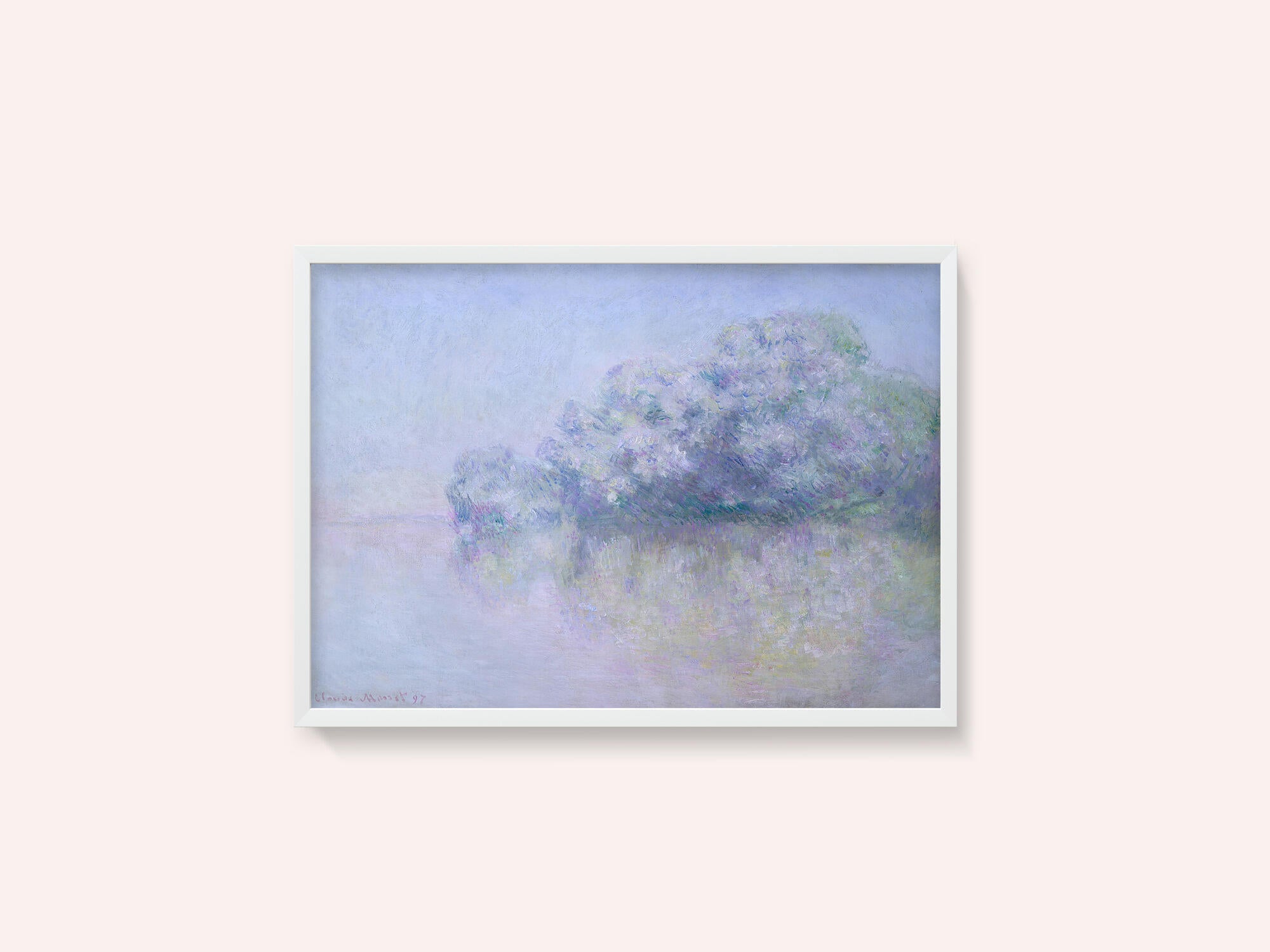 Île Aux Orties Near Vernon (1897) By Claude Monet