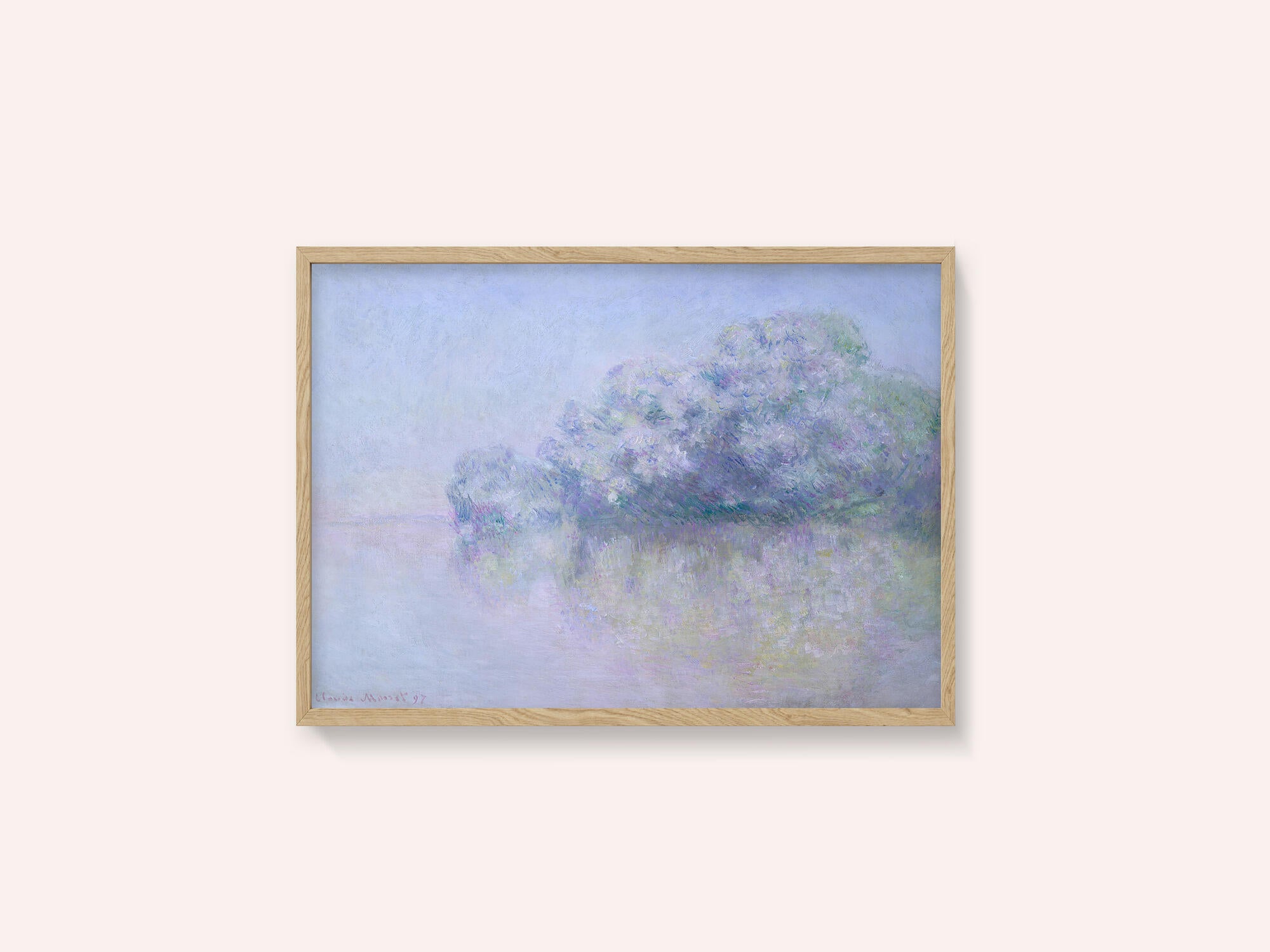 Île Aux Orties Near Vernon (1897) By Claude Monet