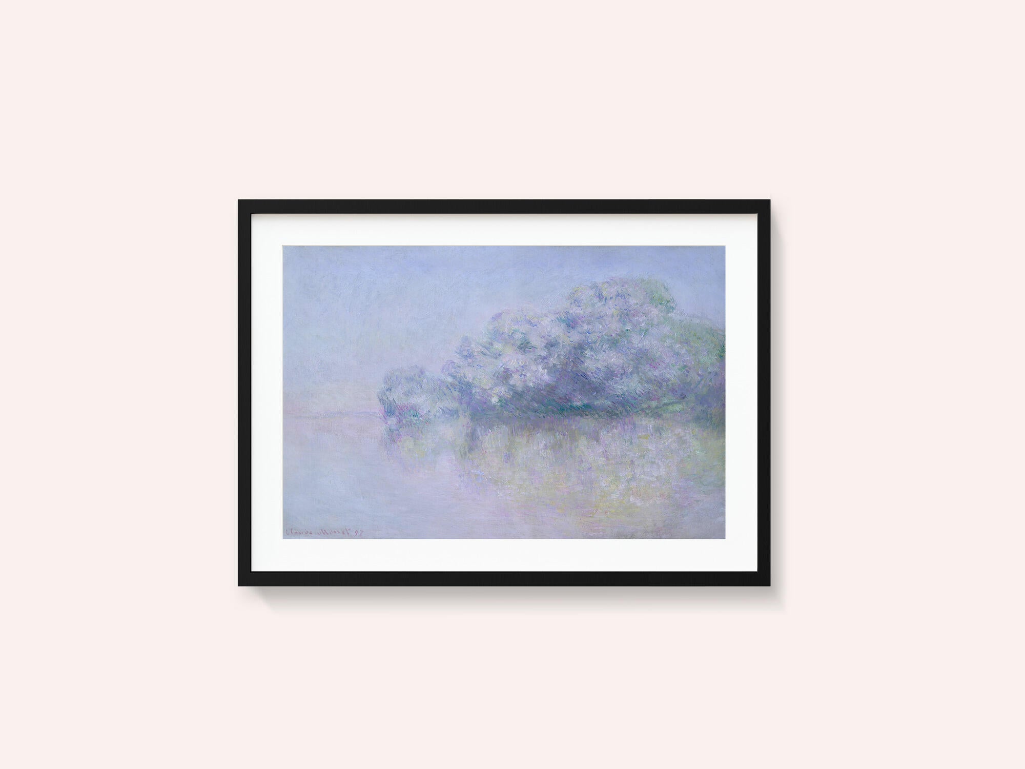 Île Aux Orties Near Vernon (1897) By Claude Monet