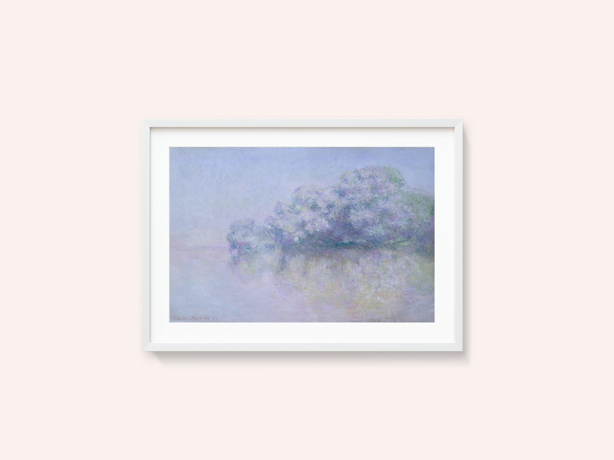 Île Aux Orties Near Vernon (1897) By Claude Monet