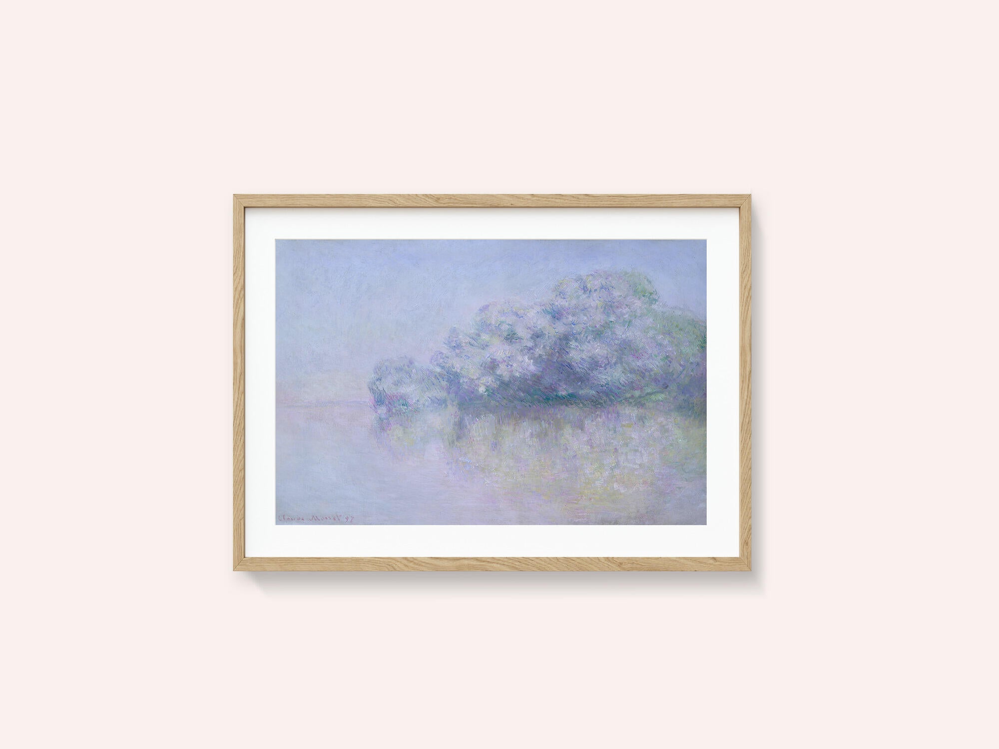 Île Aux Orties Near Vernon (1897) By Claude Monet