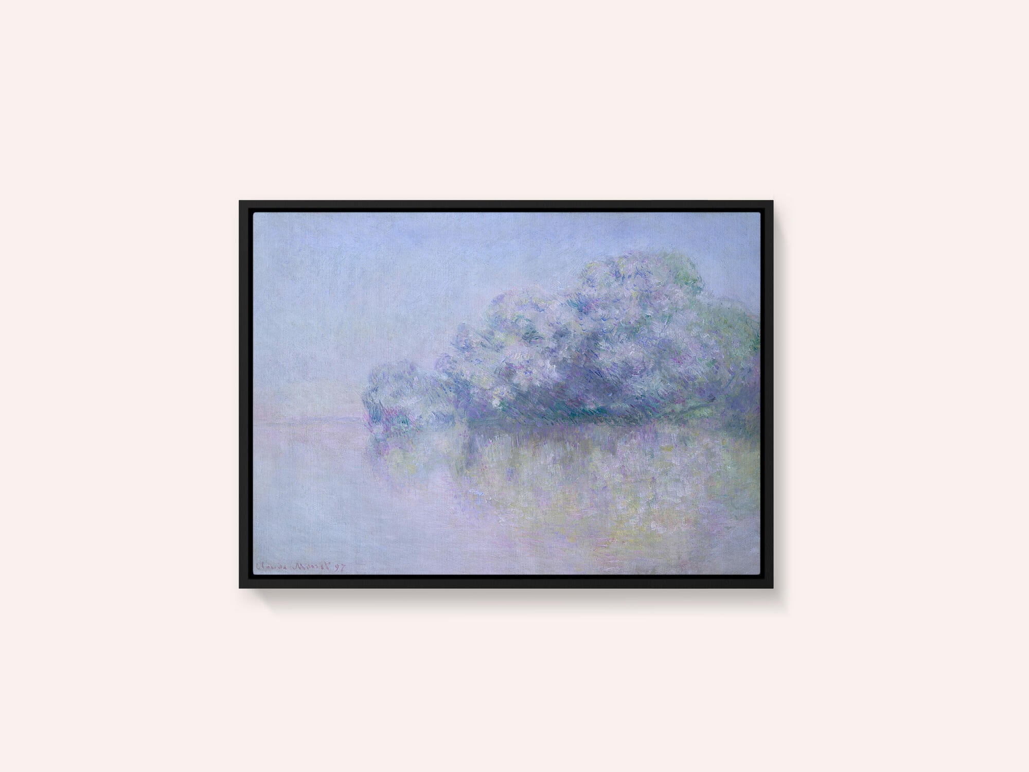 Île Aux Orties Near Vernon (1897) By Claude Monet